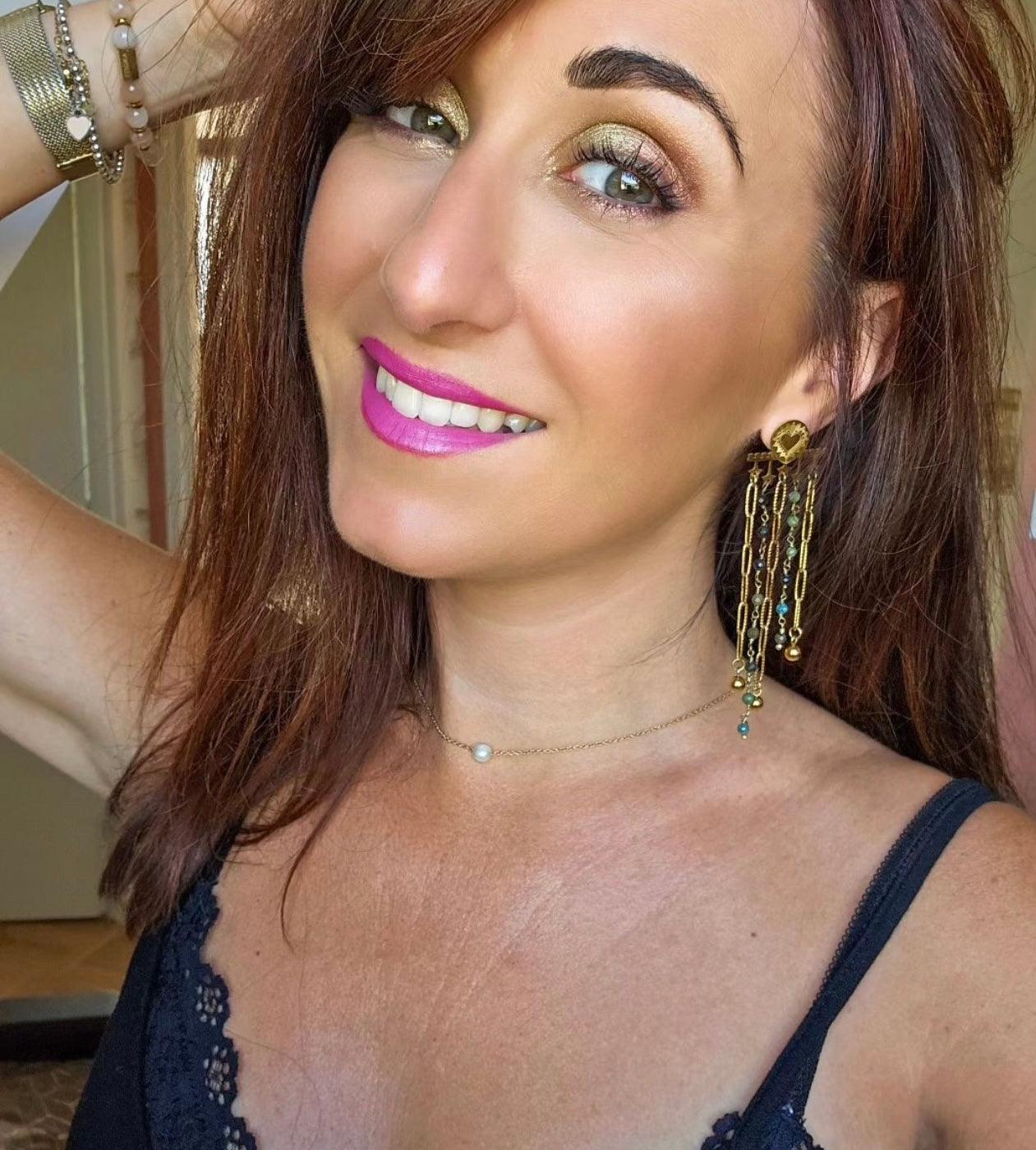 Boucles d’oreilles OCTAVIE - Créations Uniques