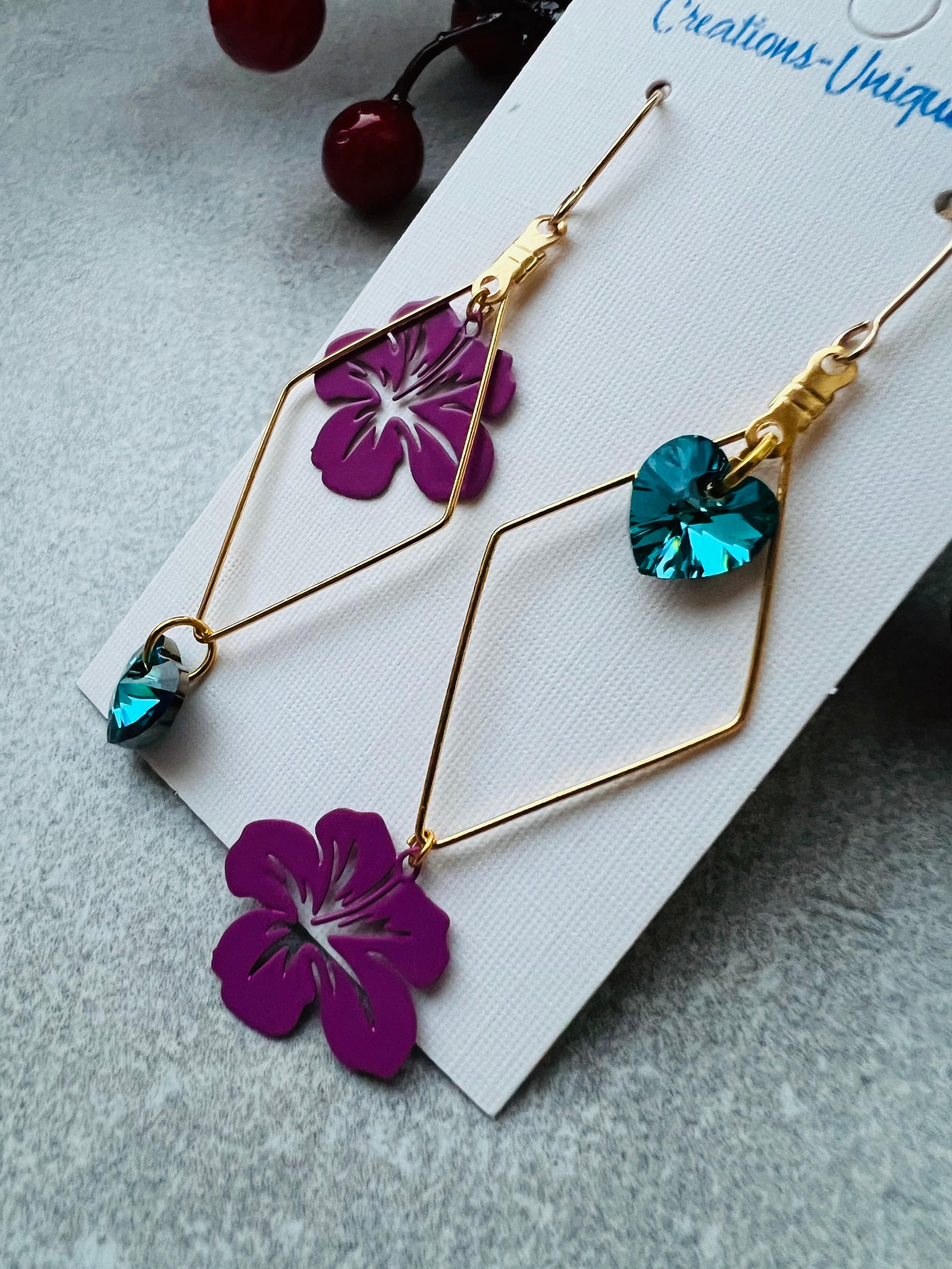 Boucles d’oreilles AYMELINE - Créations Uniques