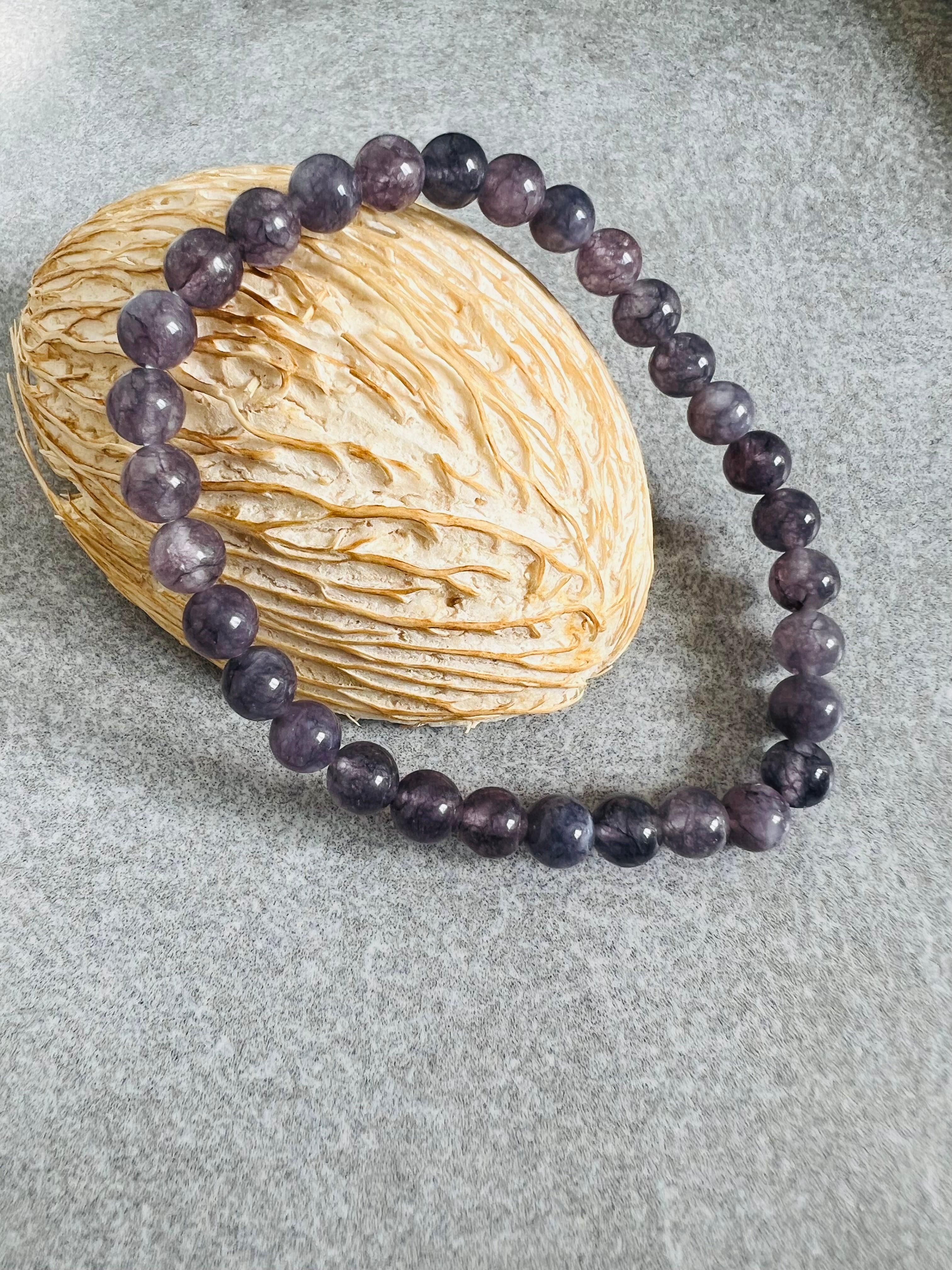 Bracelet MIRABEL perles figue - Créations Uniques