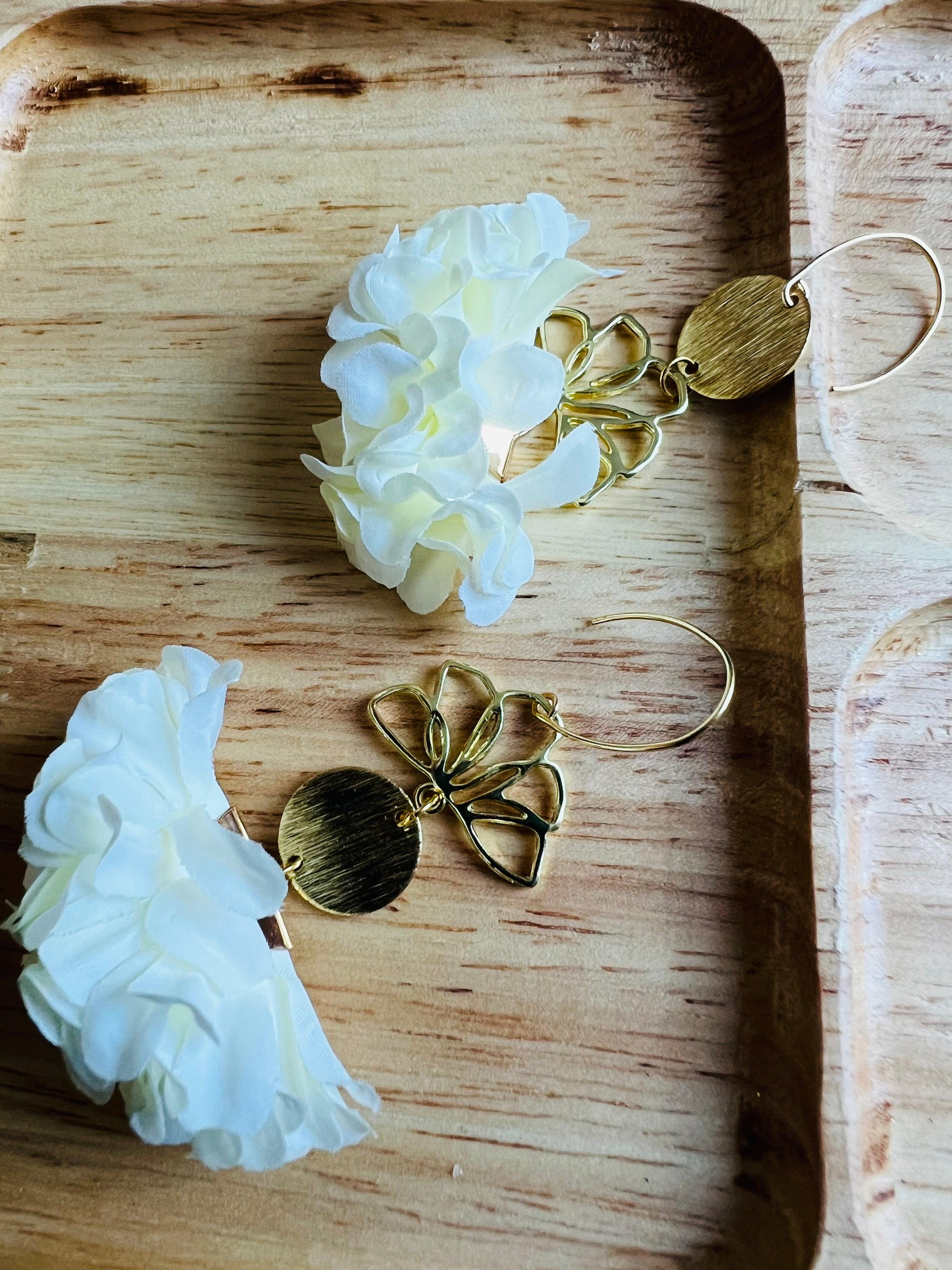 Boucles d’oreilles CORINNE style bohème et asymétrique - Créations Uniques - Créations Uniques