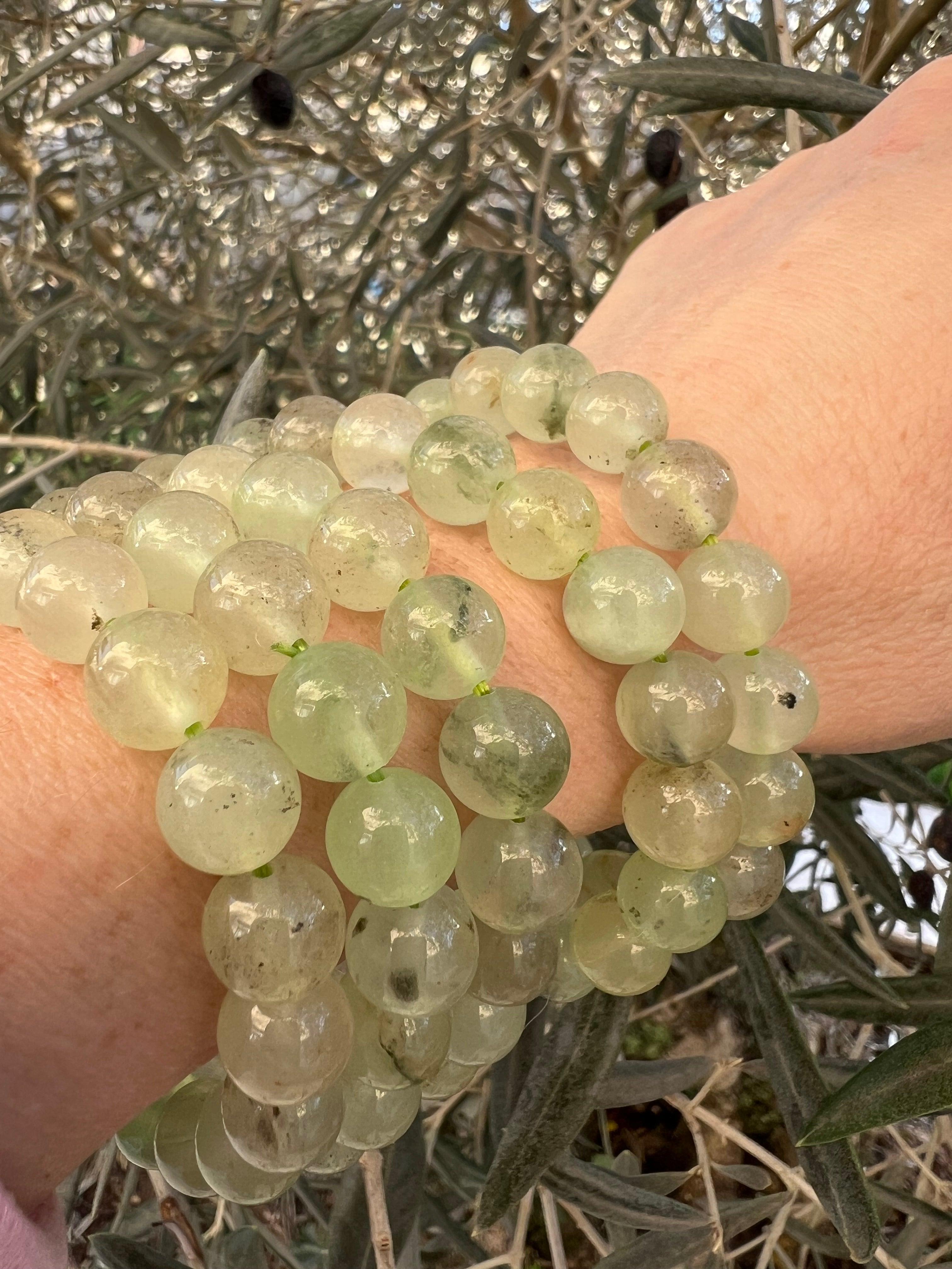 Bracelet VERT perles - Créations Uniques