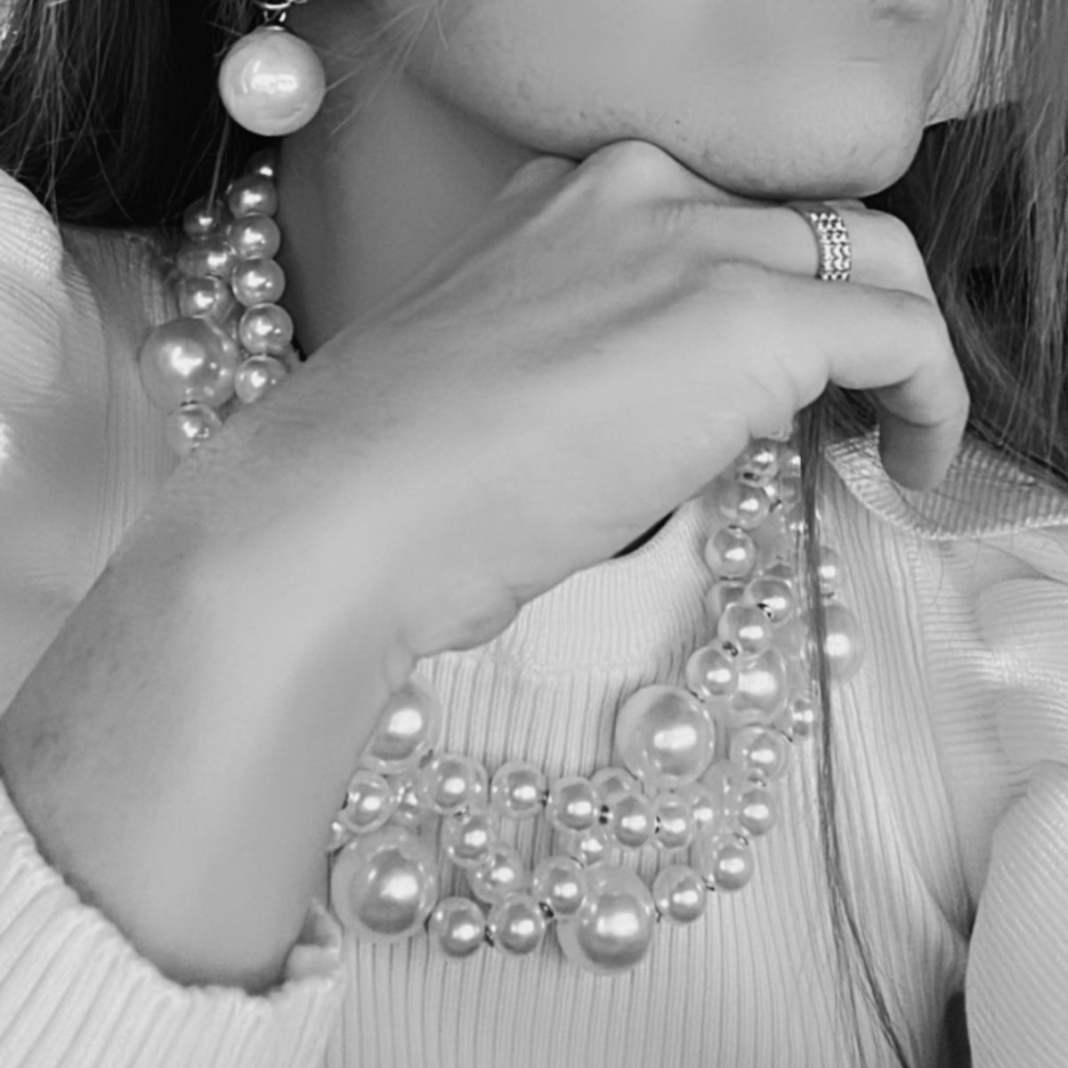 Clips NATALIA strass et perles - Créations Uniques
