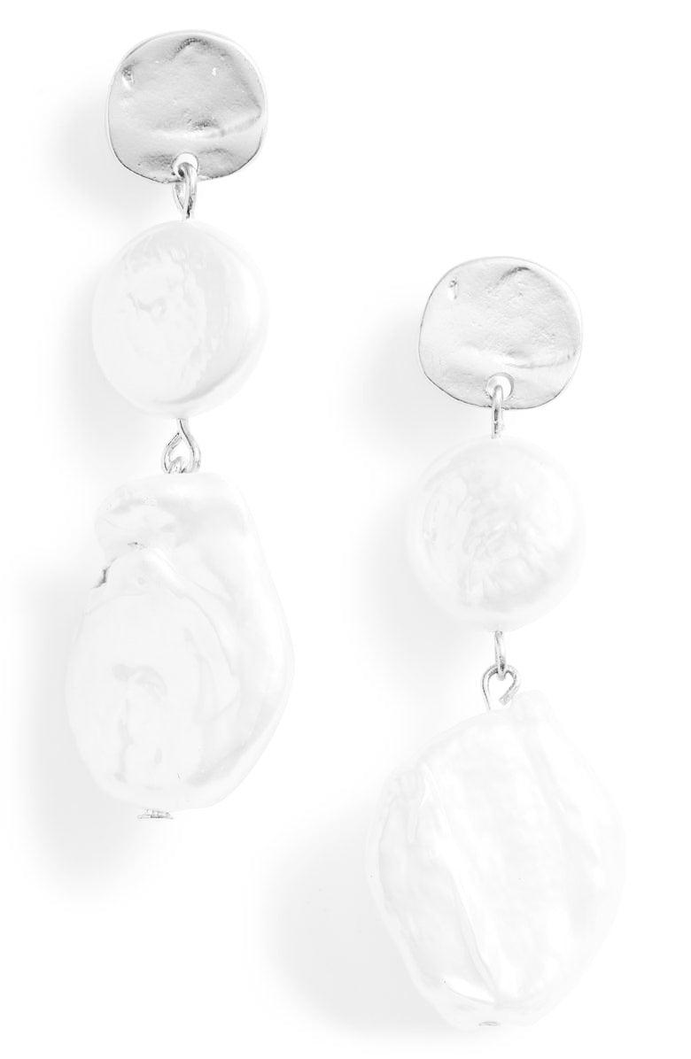 E72517 Boucles d'oreilles pendantes - Karine Sultan - Créations Uniques