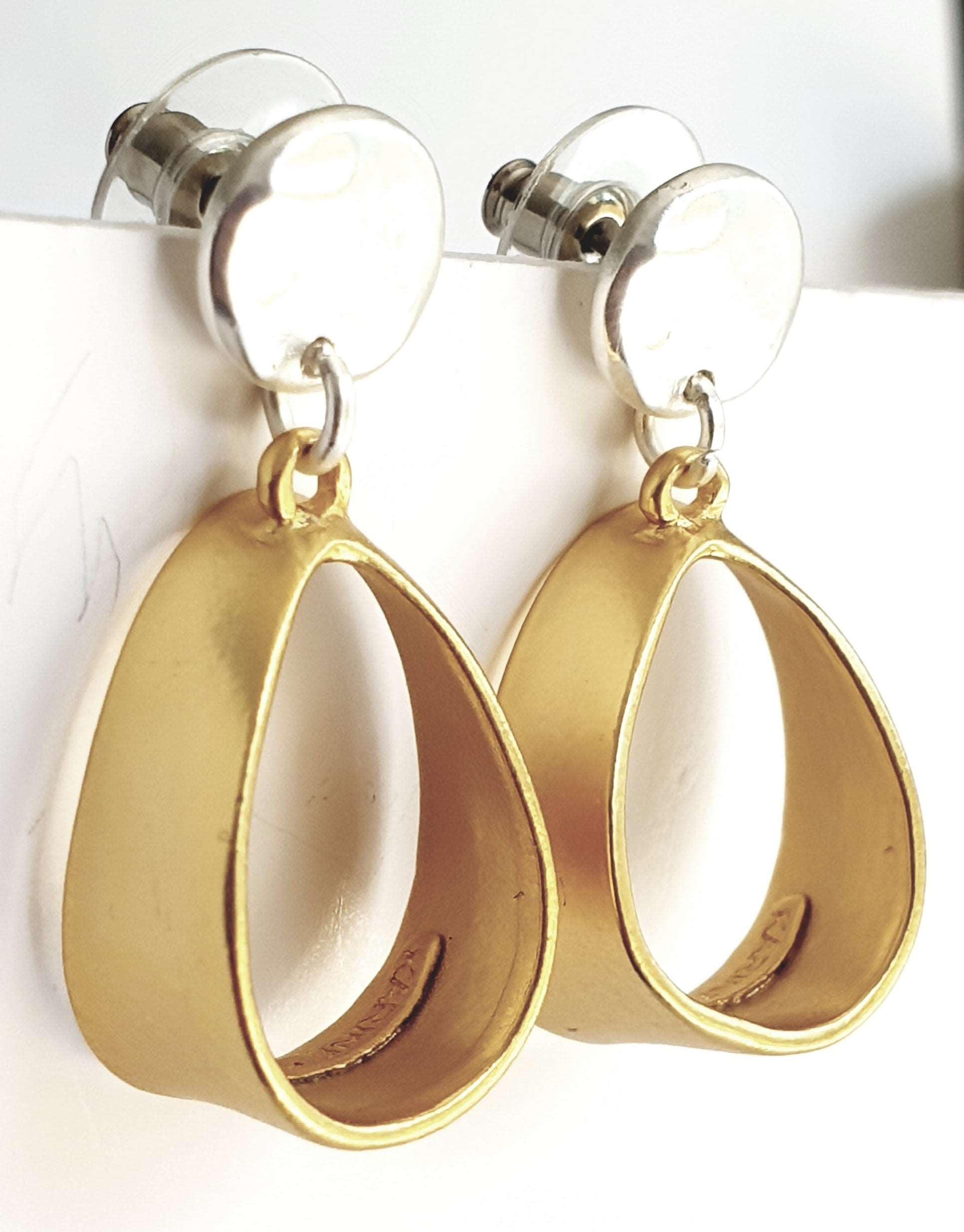 E54012 Boucles d'oreilles Métaux mixtes - Karine Sultan - Créations Uniques