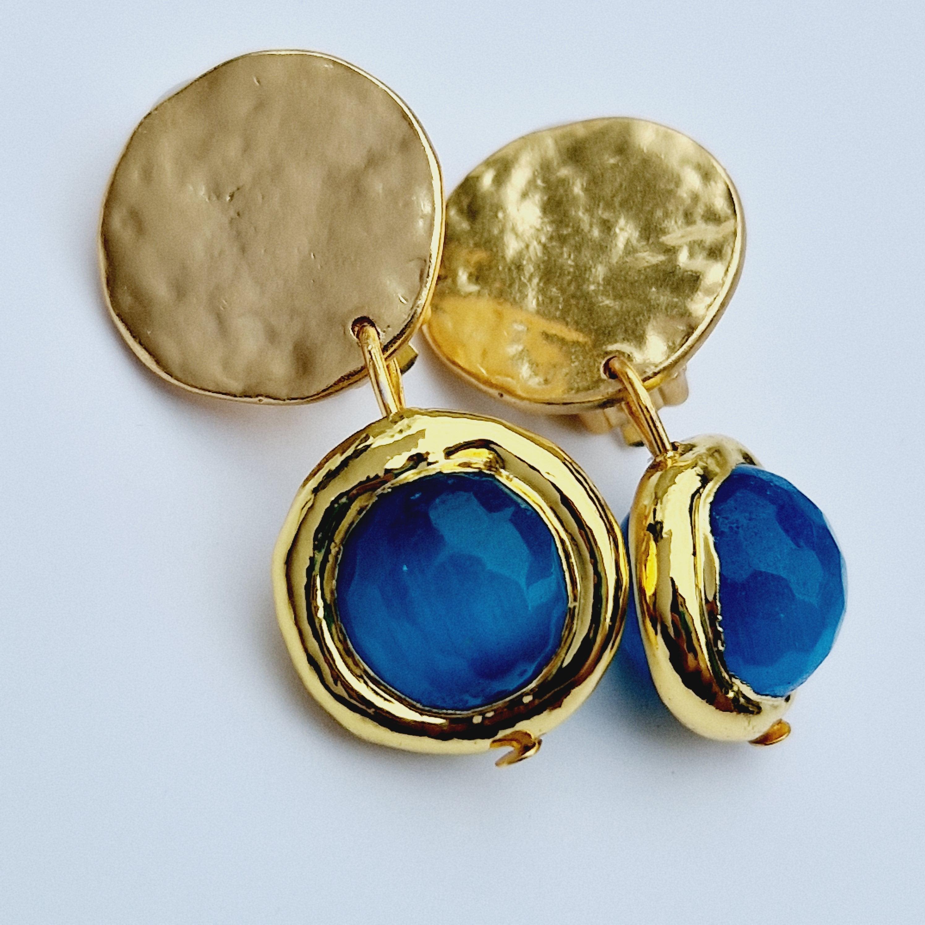 E76510 Boucles d'oreilles Coriandoli Clip-on - Karine Sultan - Créations Uniques