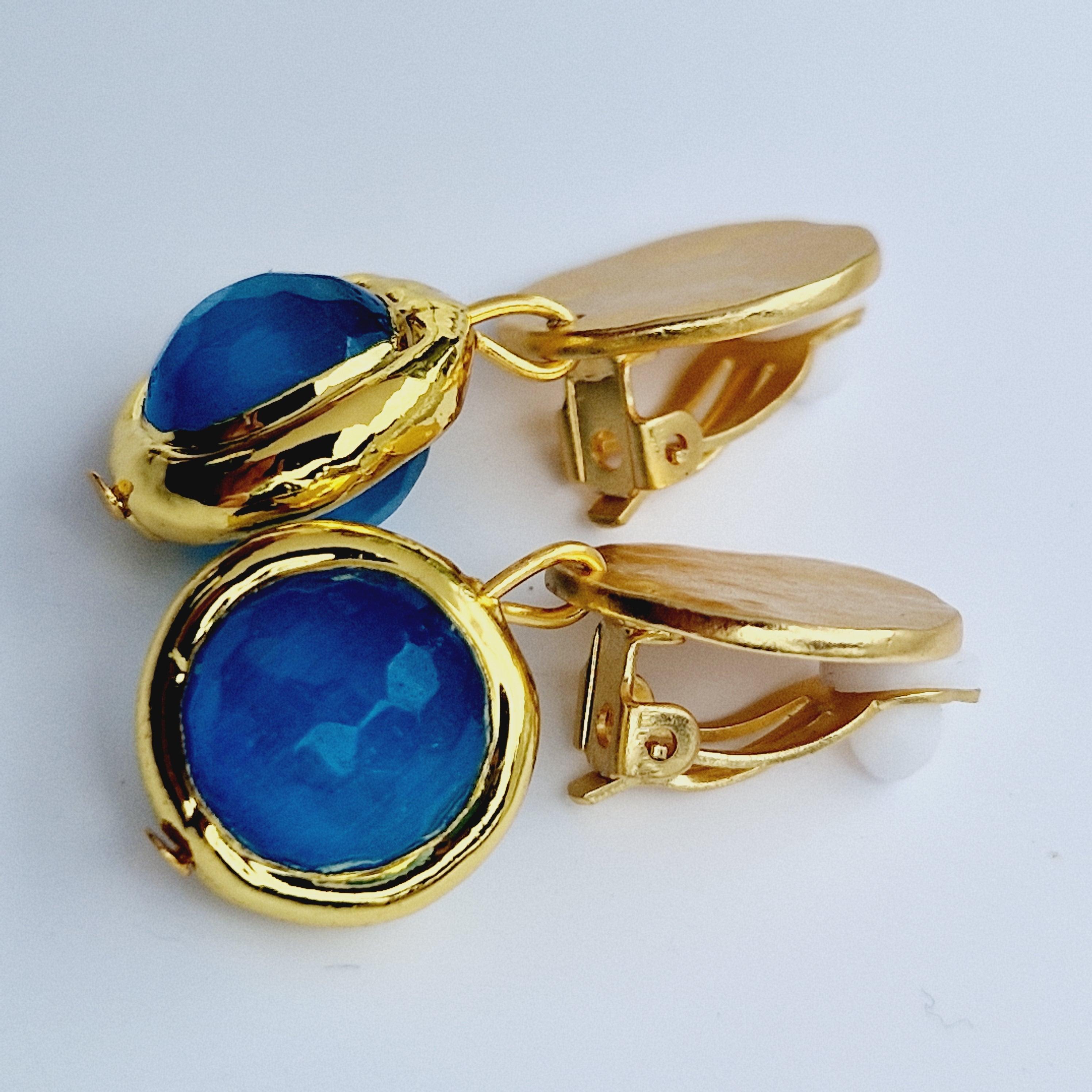 E76510 Boucles d'oreilles Coriandoli Clip-on - Karine Sultan - Créations Uniques