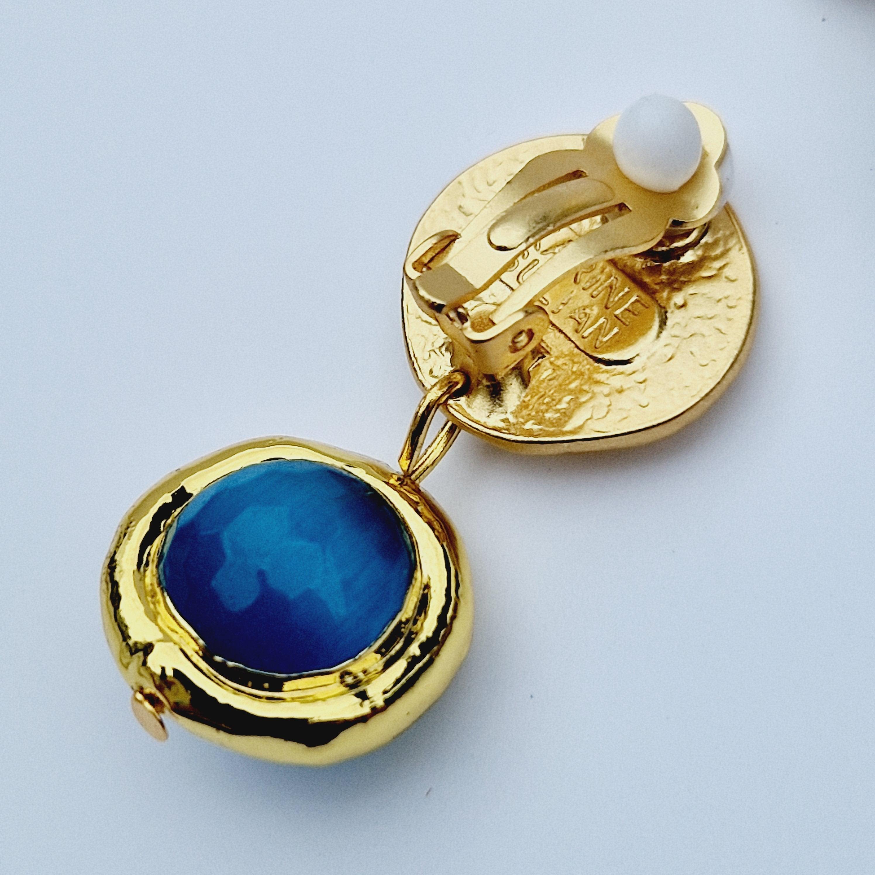 E76510 Boucles d'oreilles Coriandoli Clip-on - Karine Sultan - Créations Uniques