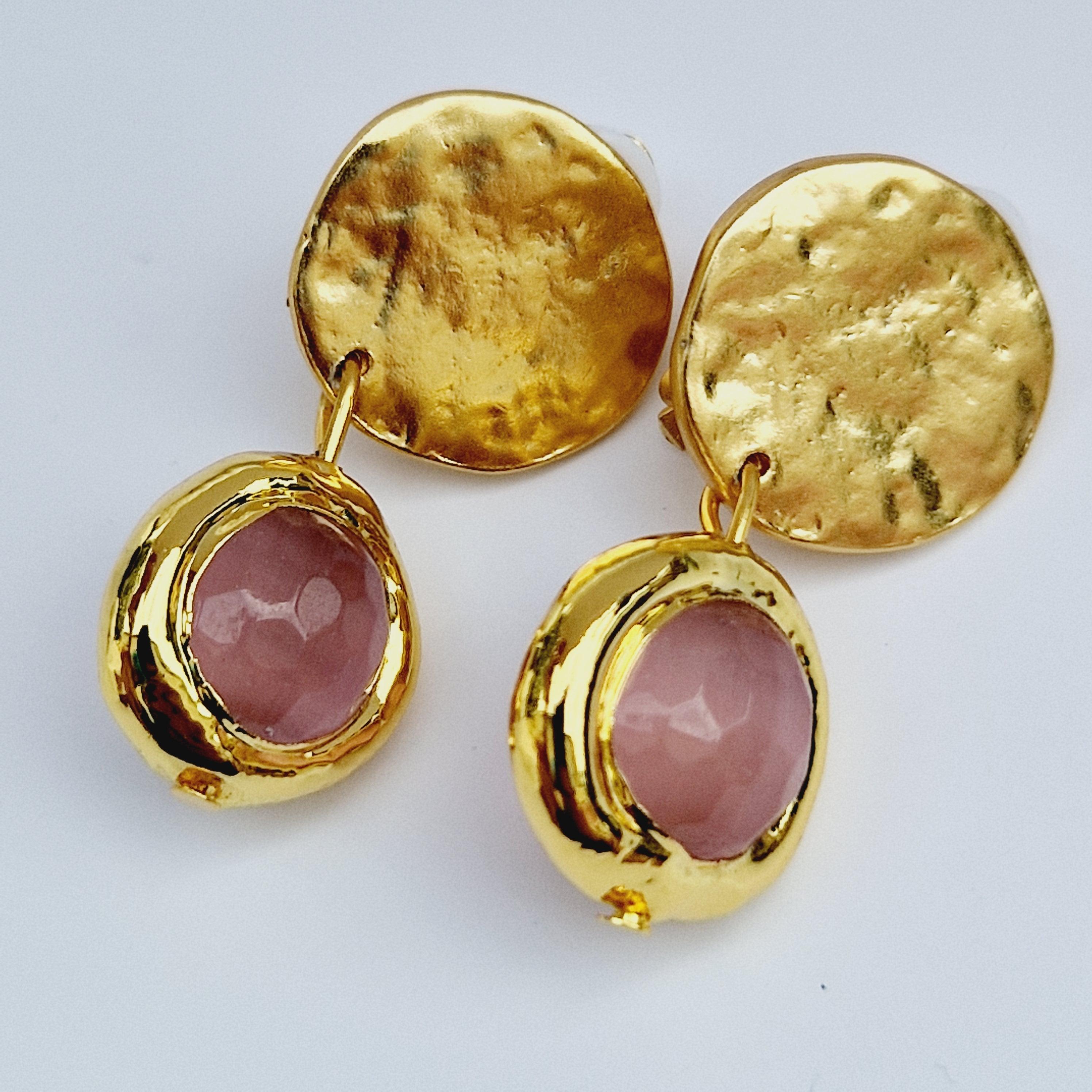 E76510 Boucles d'oreilles Coriandoli Clip-on - Karine Sultan - Créations Uniques