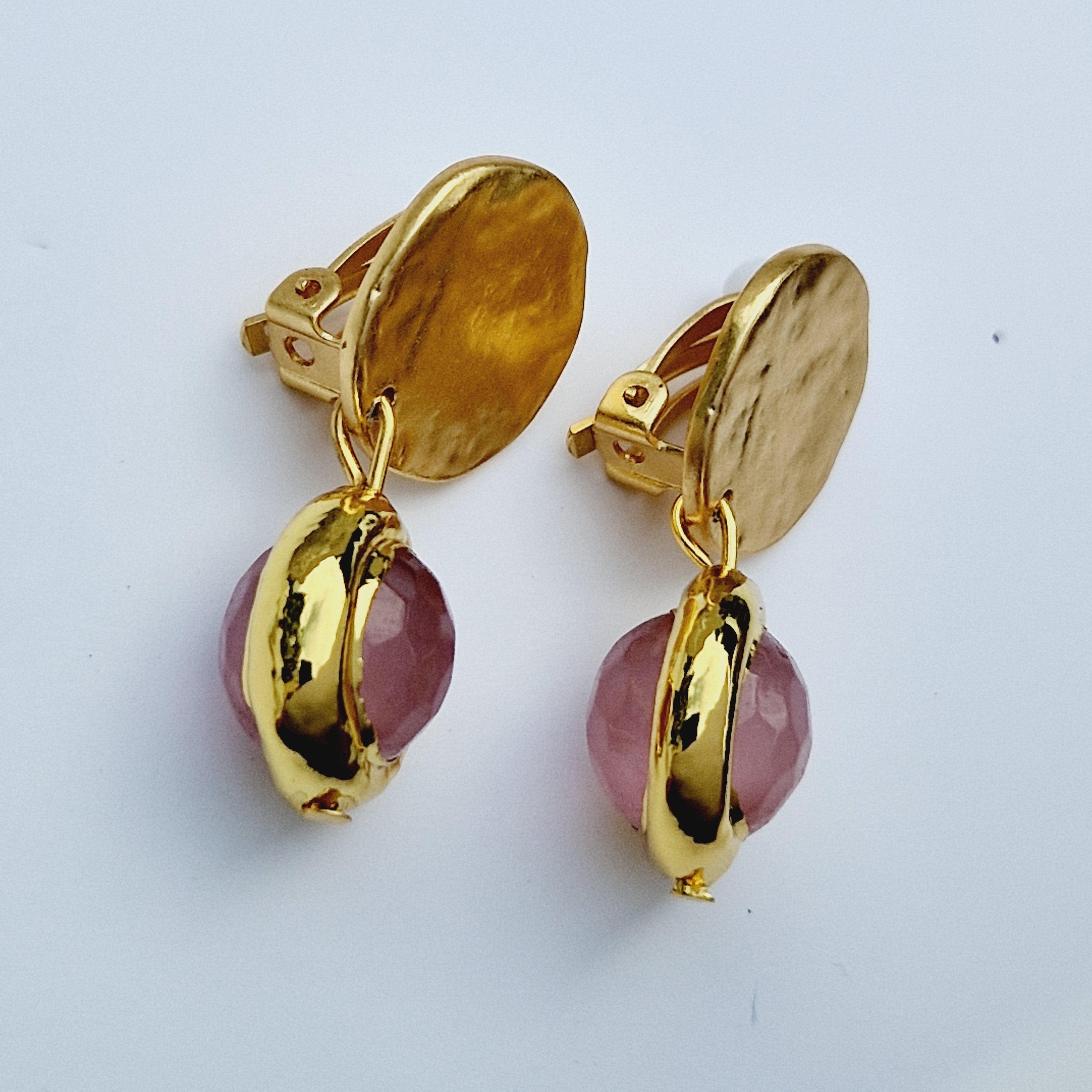 E76510 Boucles d'oreilles Coriandoli Clip-on - Karine Sultan - Créations Uniques