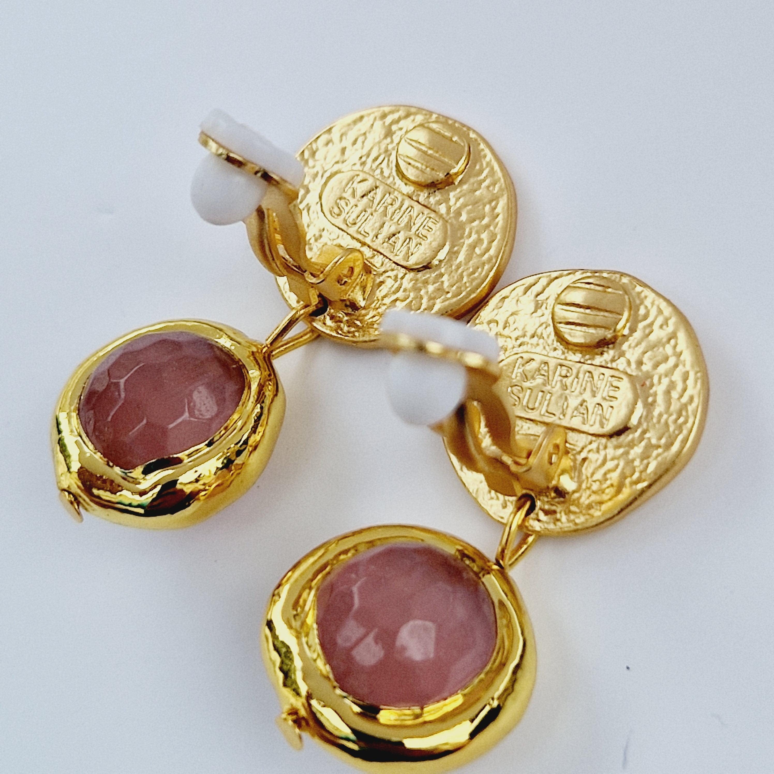 E76510 Boucles d'oreilles Coriandoli Clip-on - Karine Sultan - Créations Uniques