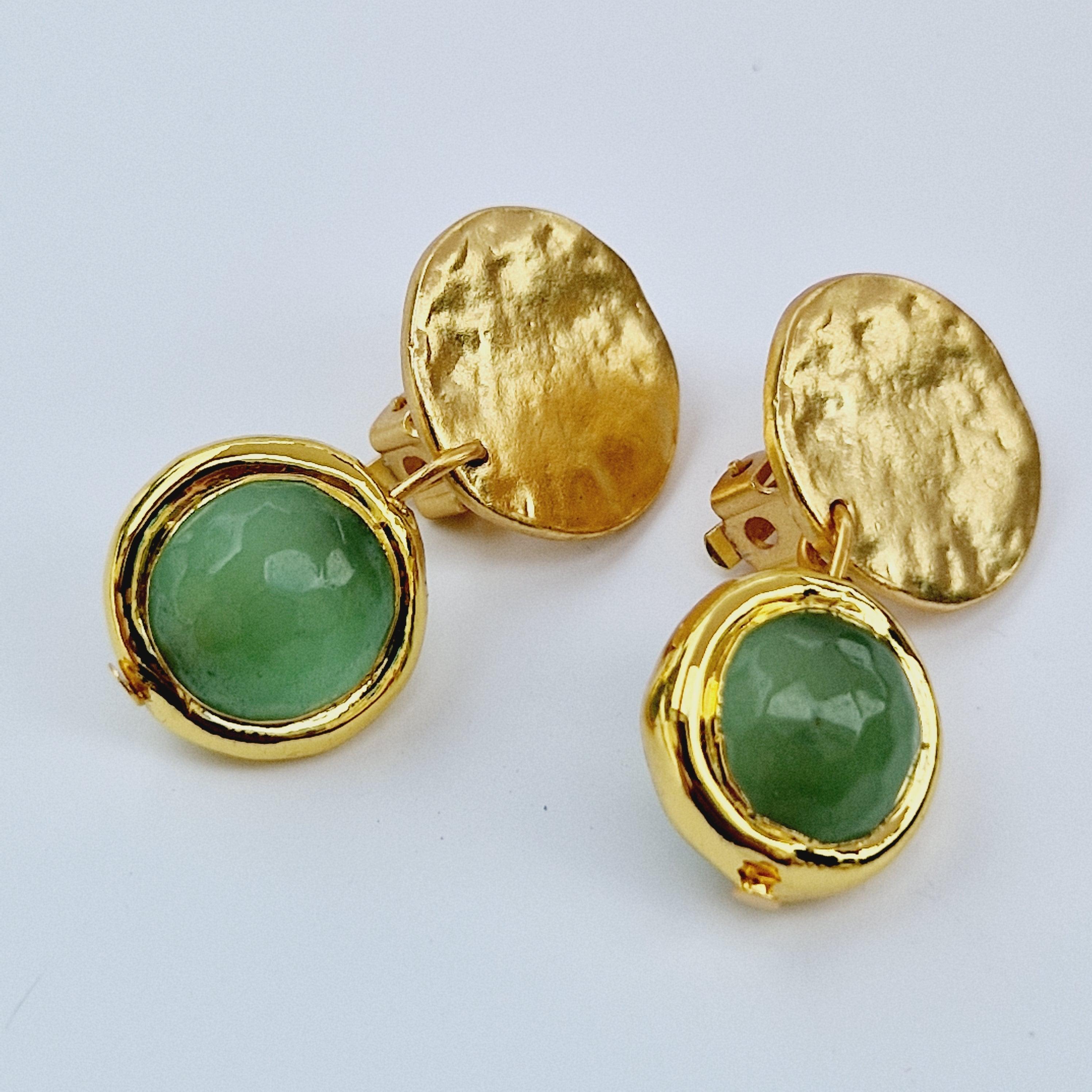 E76510 Boucles d'oreilles Coriandoli Clip-on - Karine Sultan - Créations Uniques