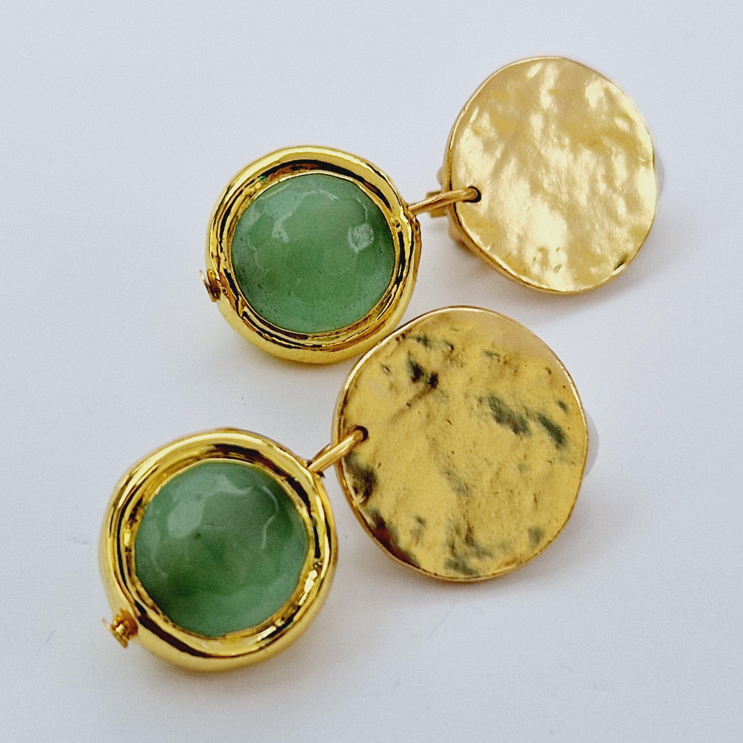 E76510 Boucles d'oreilles Coriandoli Clip-on - Karine Sultan - Créations Uniques