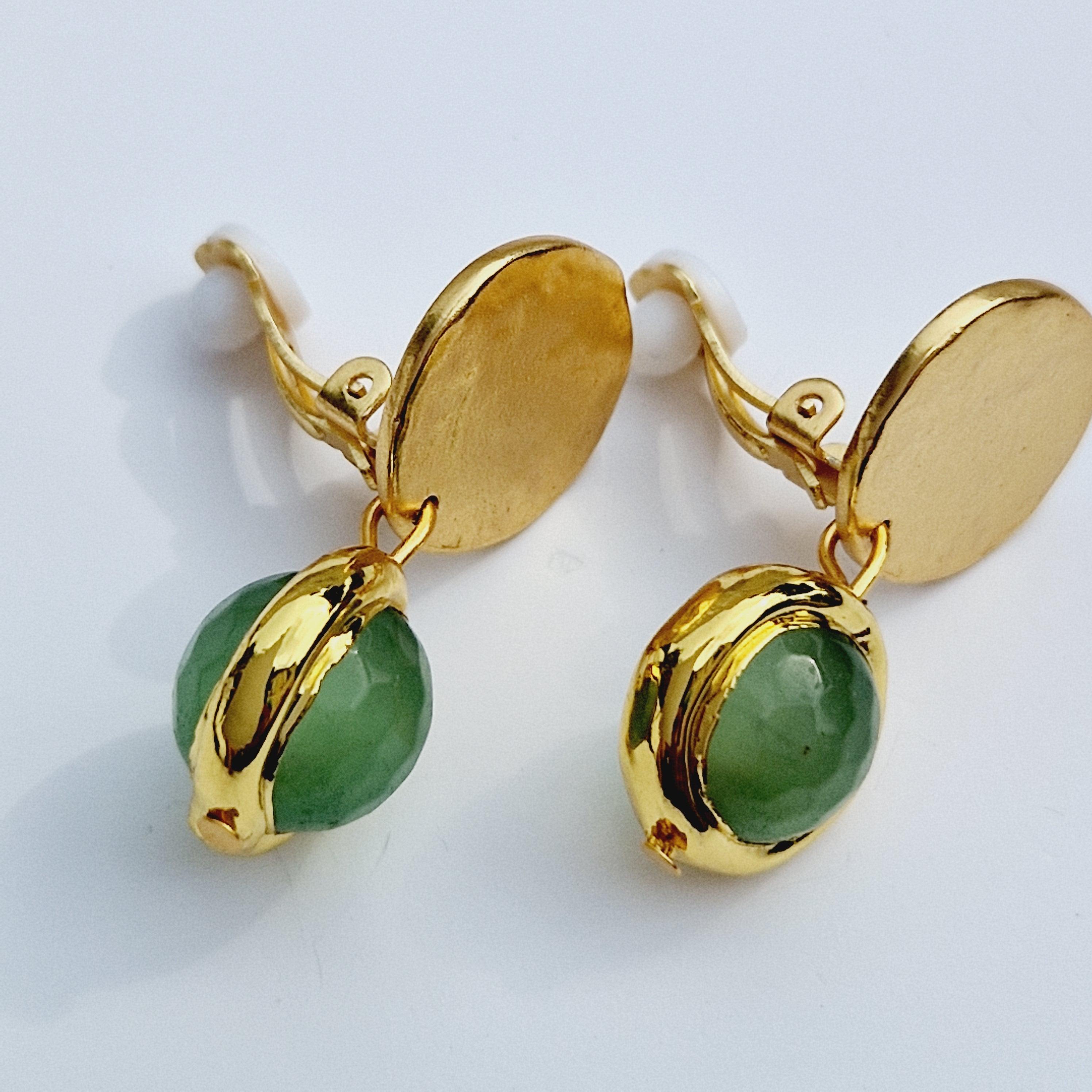 E76510 Boucles d'oreilles Coriandoli Clip-on - Karine Sultan - Créations Uniques