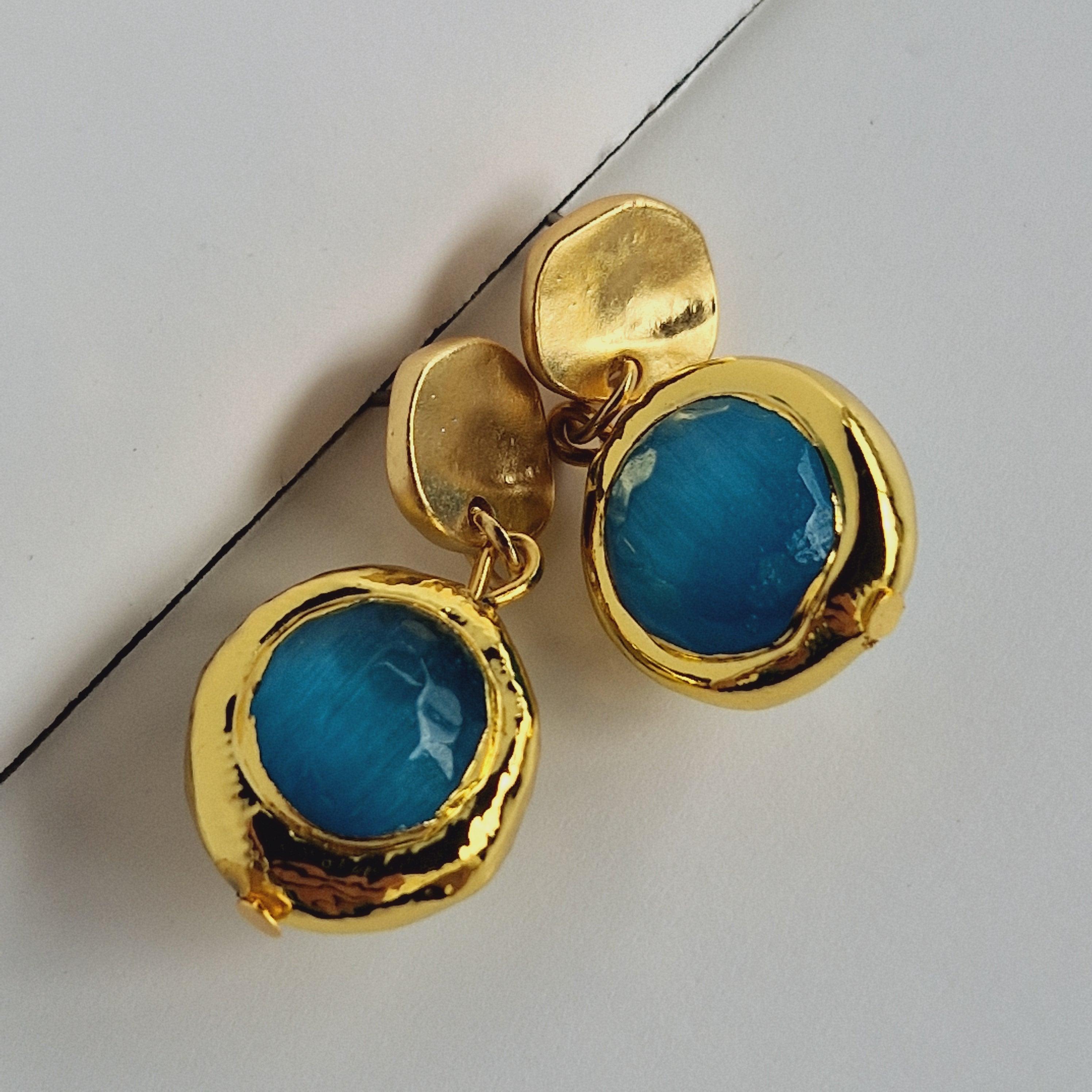 E76503 Boucles d'oreilles Coriandoli simple - Karine Sultan - Créations Uniques