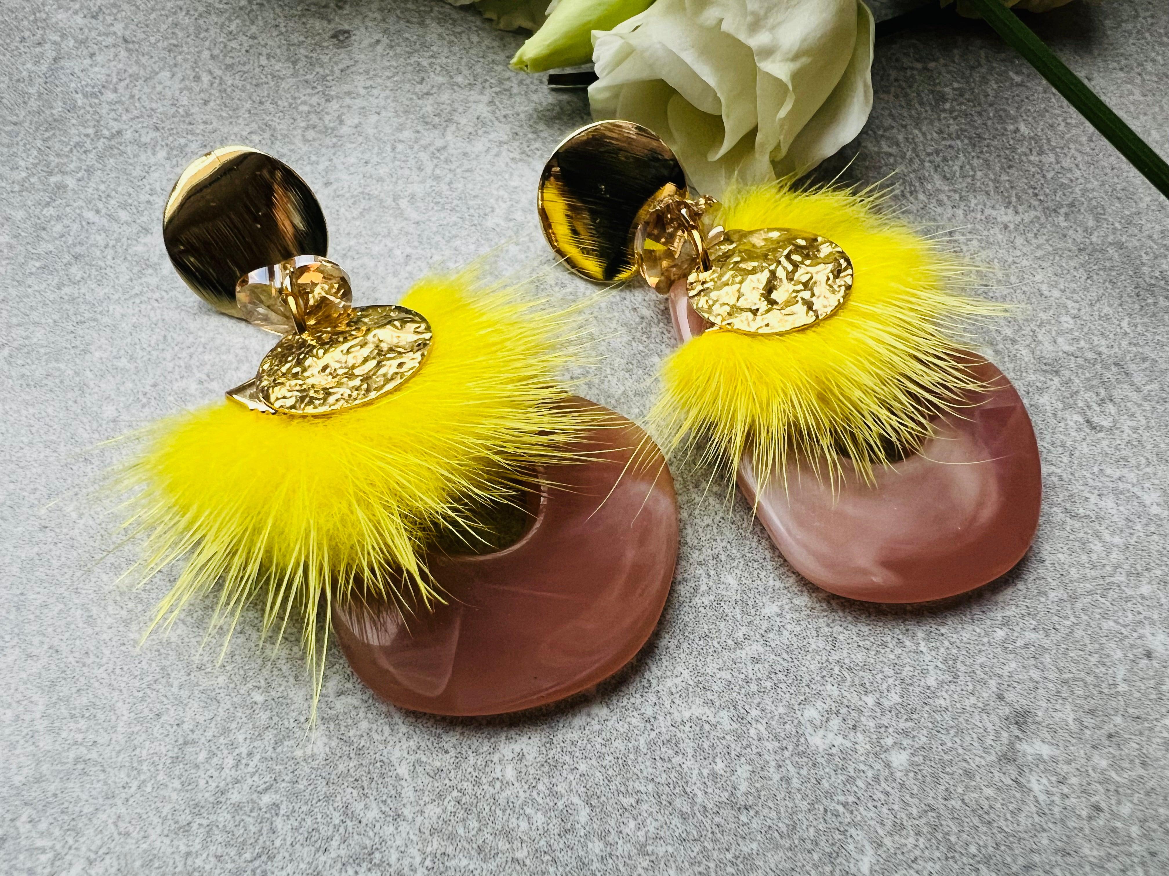 Boucles d’oreilles CALLEIGH nouvelle version flashy - Créations Uniques - Créations Uniques