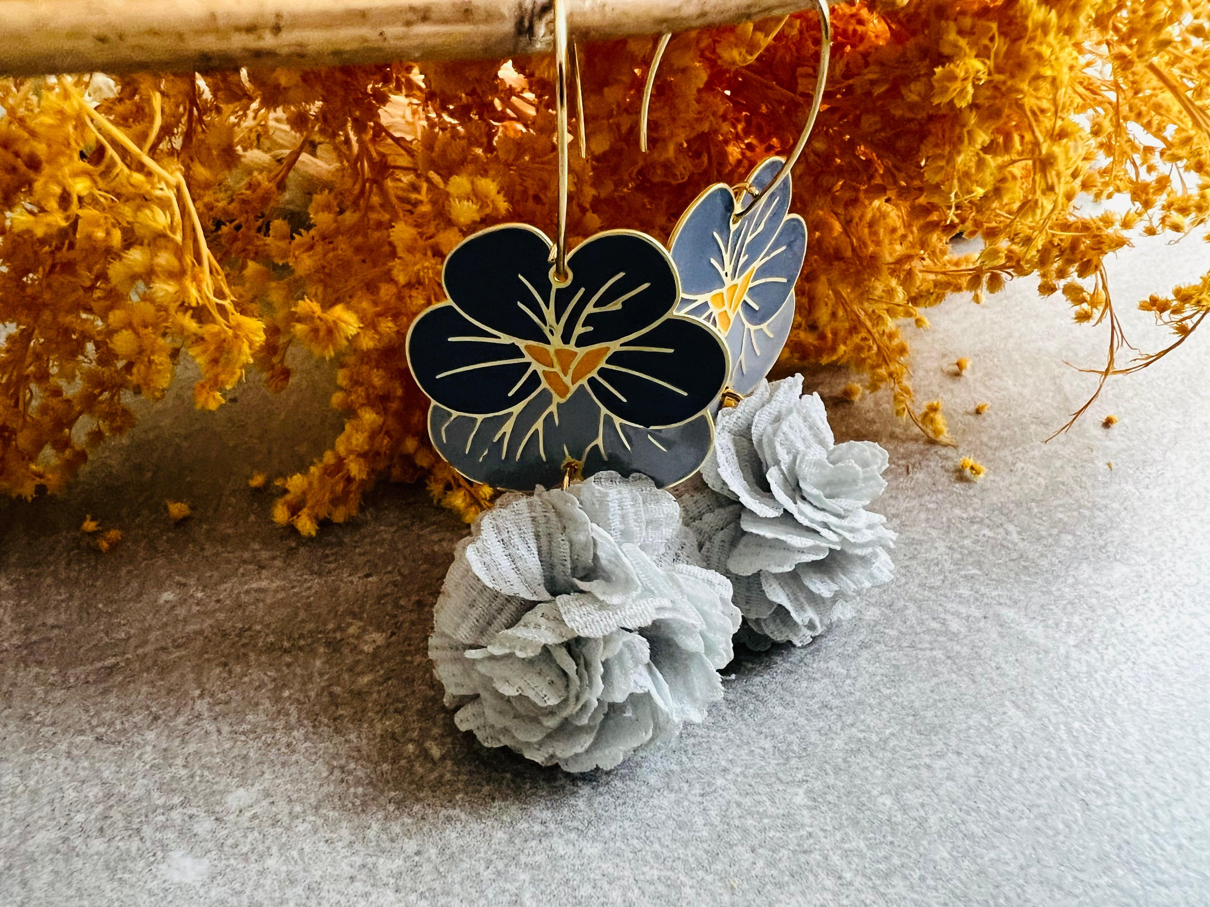 Boucles d’oreilles CATHERINE - Créations Uniques