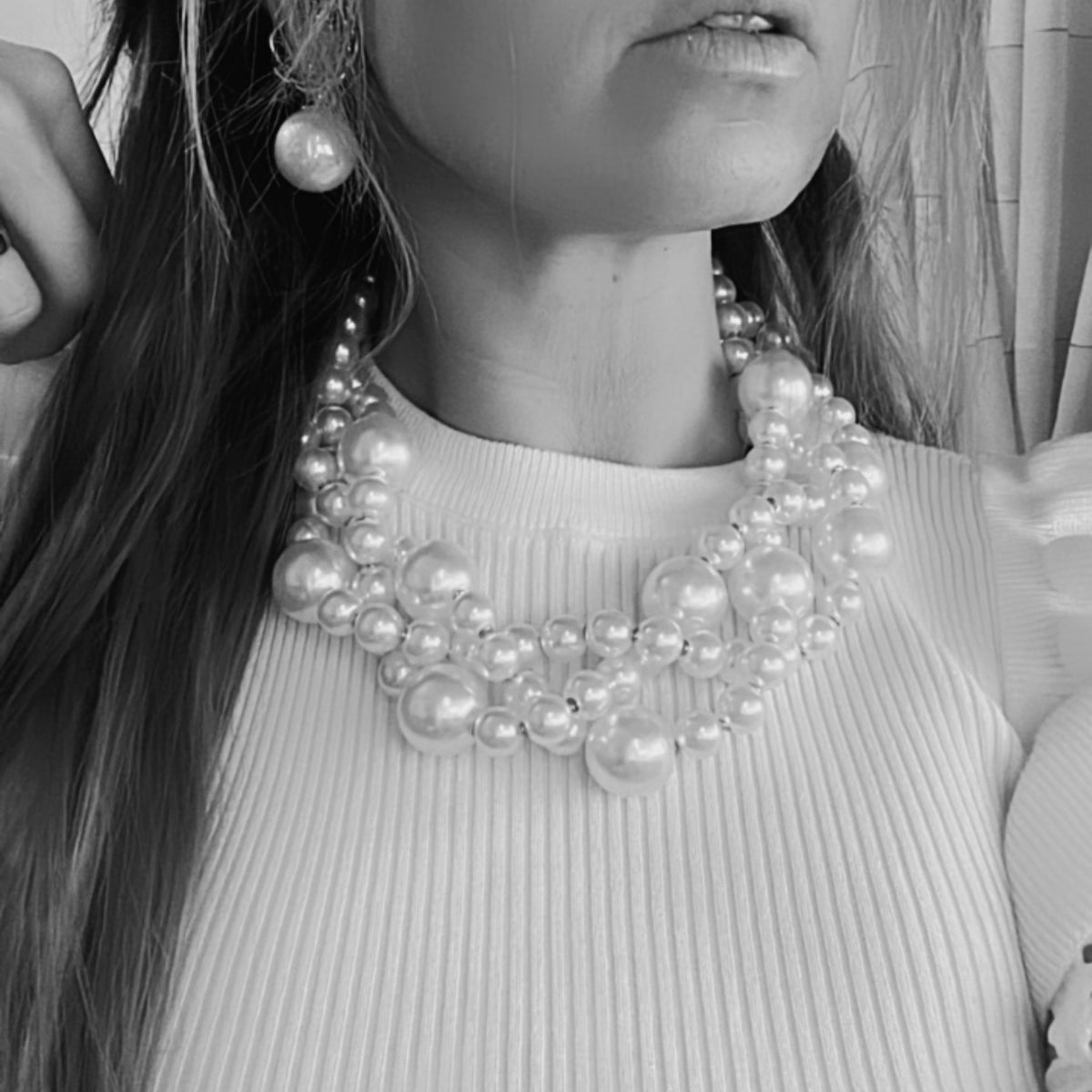 Clips NATALIA strass et perles - Créations Uniques