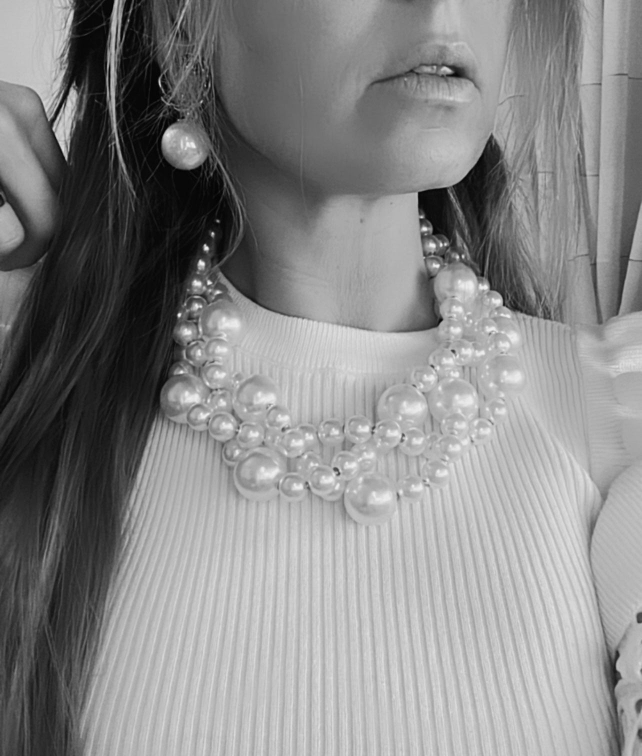 Clips NATALIA strass et perles - Créations Uniques