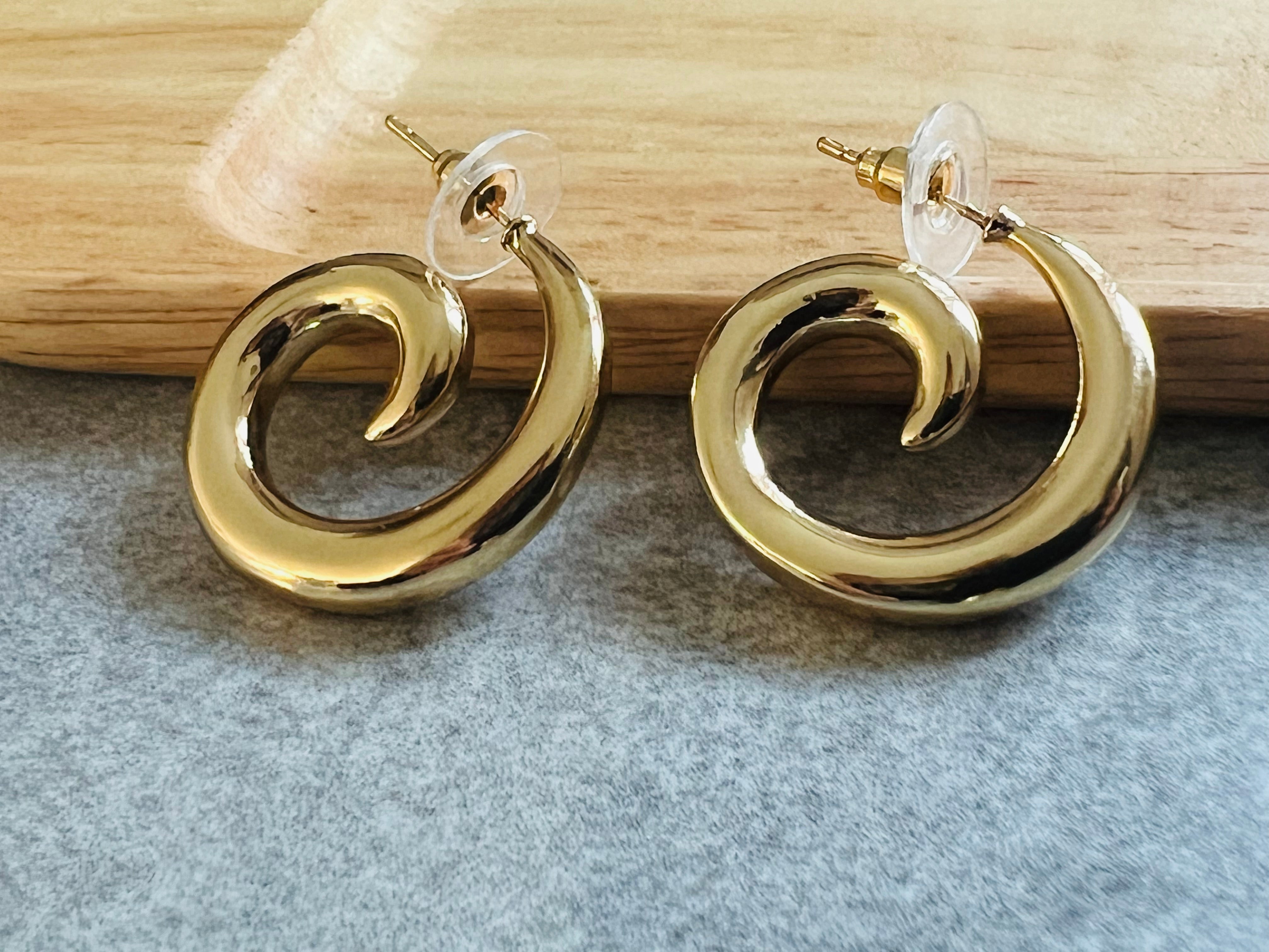 Boucles d’oreilles ESMÉE Spirales - Créations Uniques