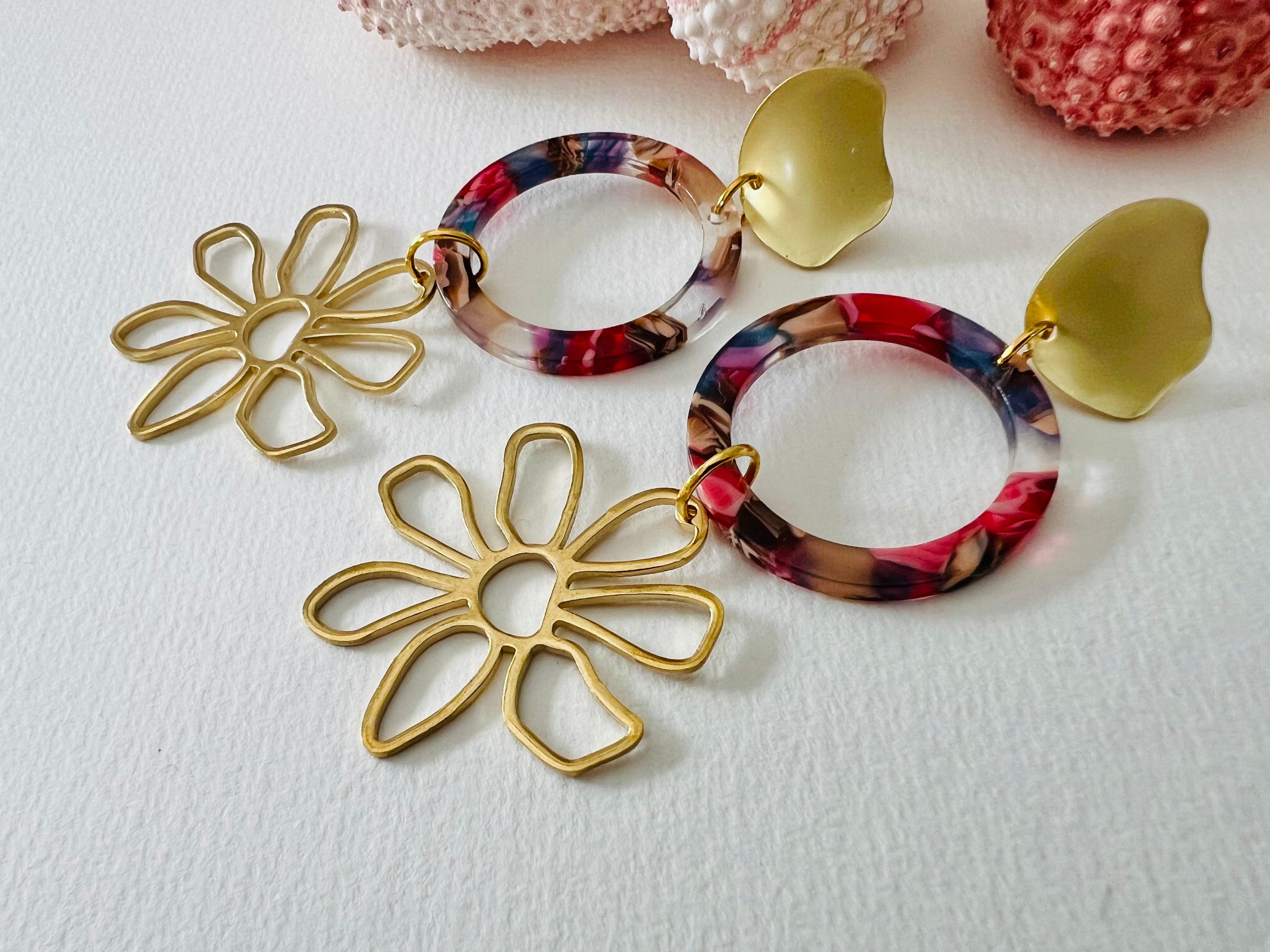 Boucles d’oreilles DELPHINE - Créations Uniques