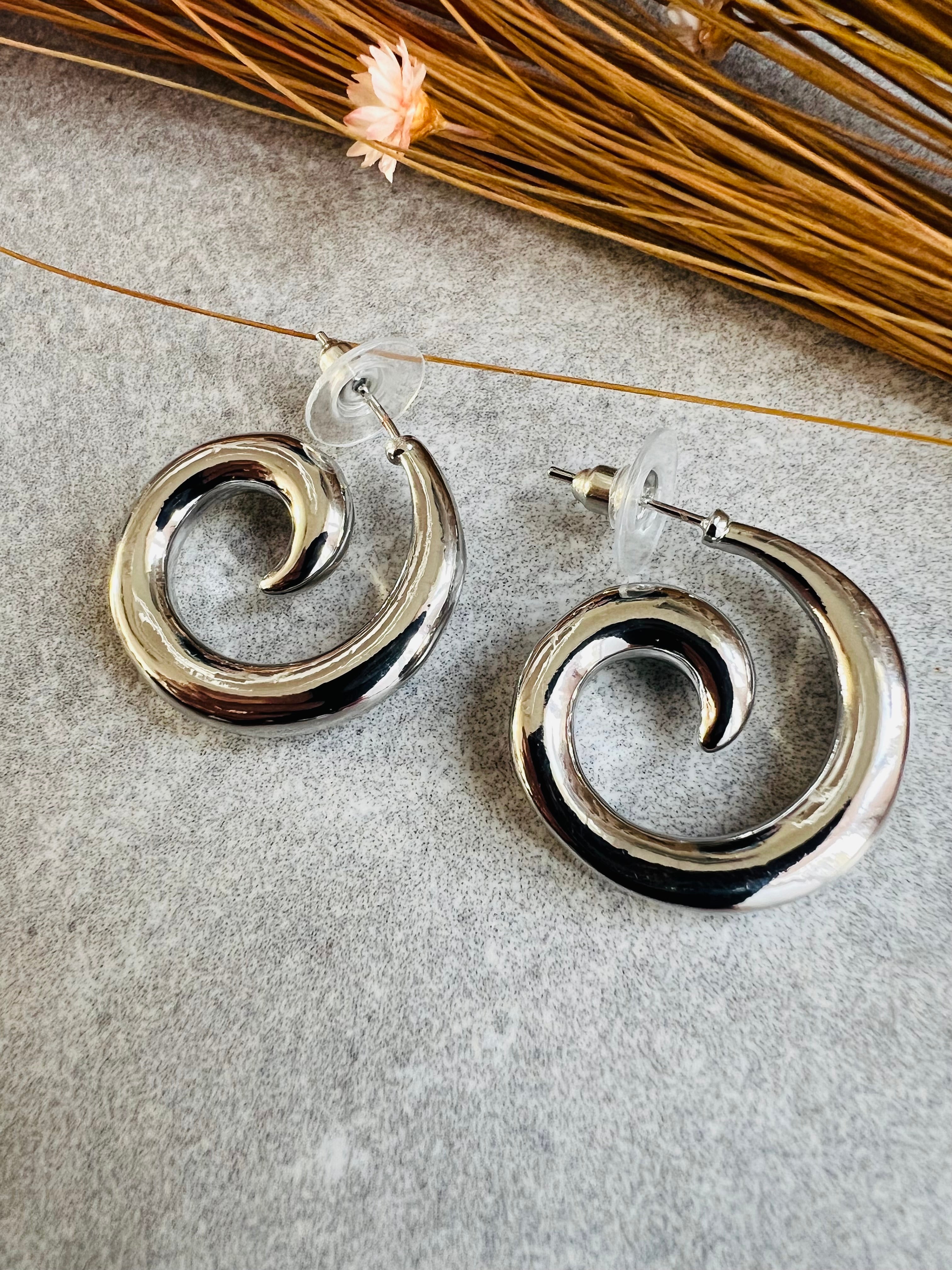 Boucles d’oreilles ESMÉE Spirales - Créations Uniques