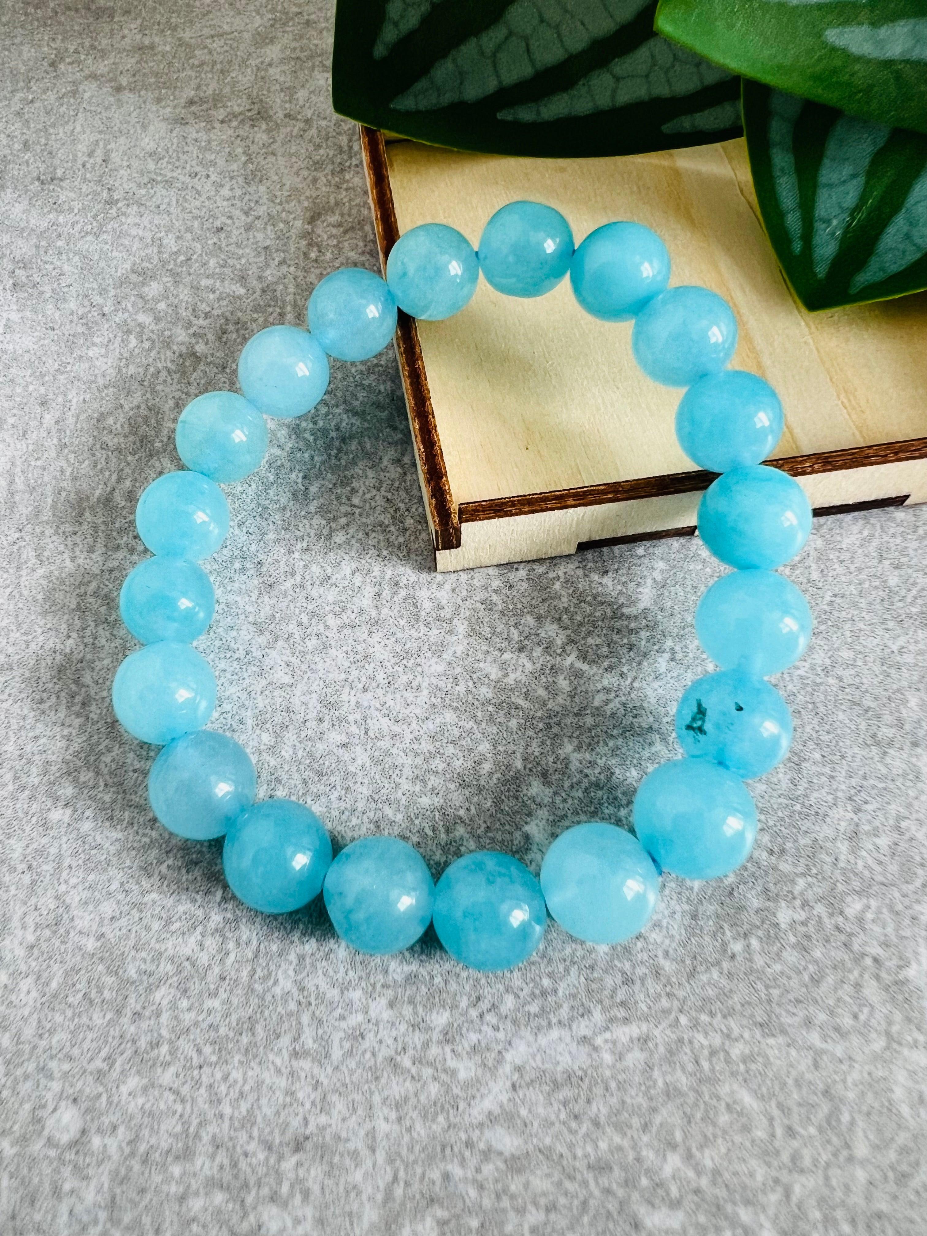 Bracelet BORA BORA perles bleues - Créations Uniques