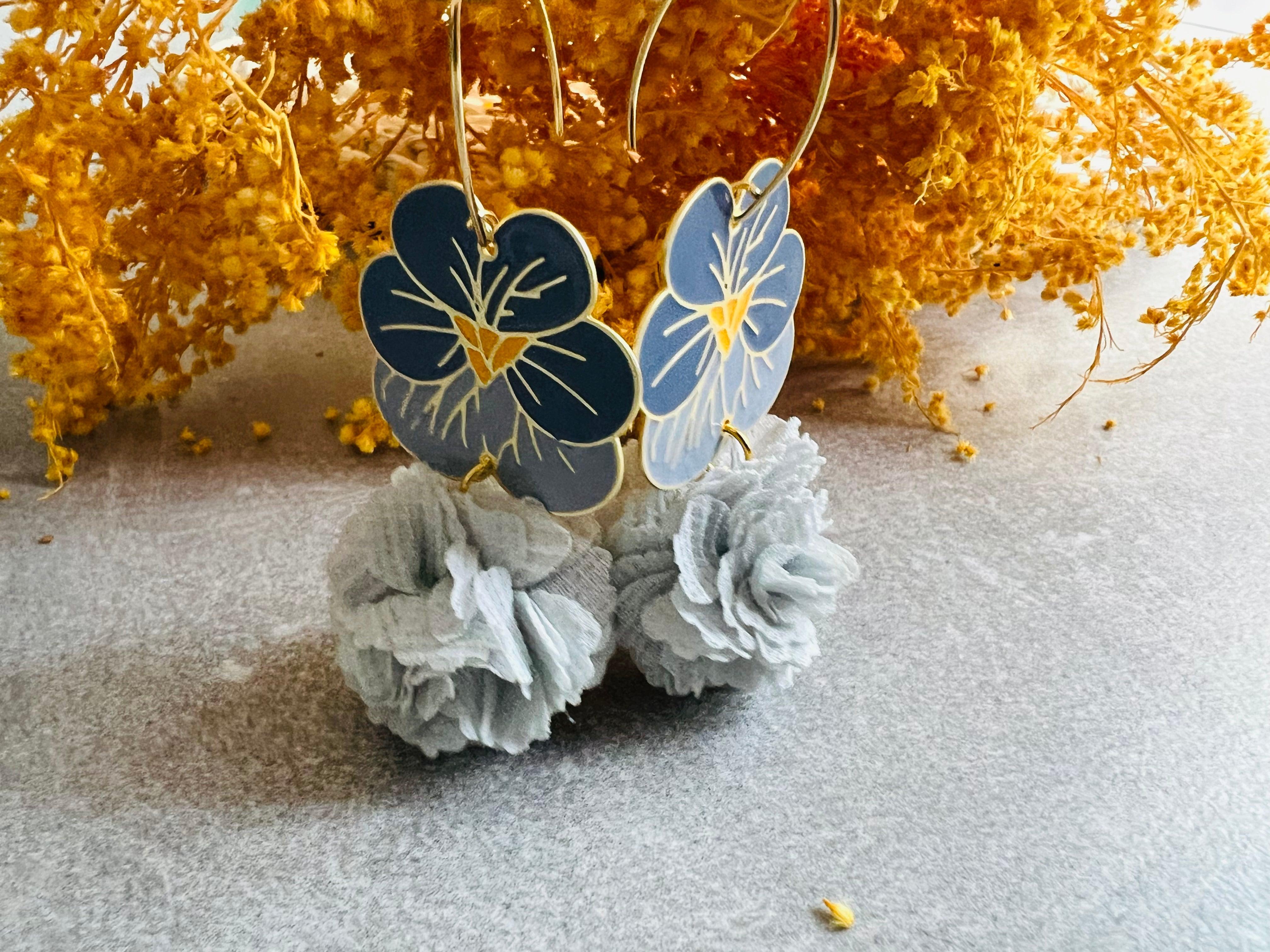 Boucles d’oreilles CATHERINE - Créations Uniques