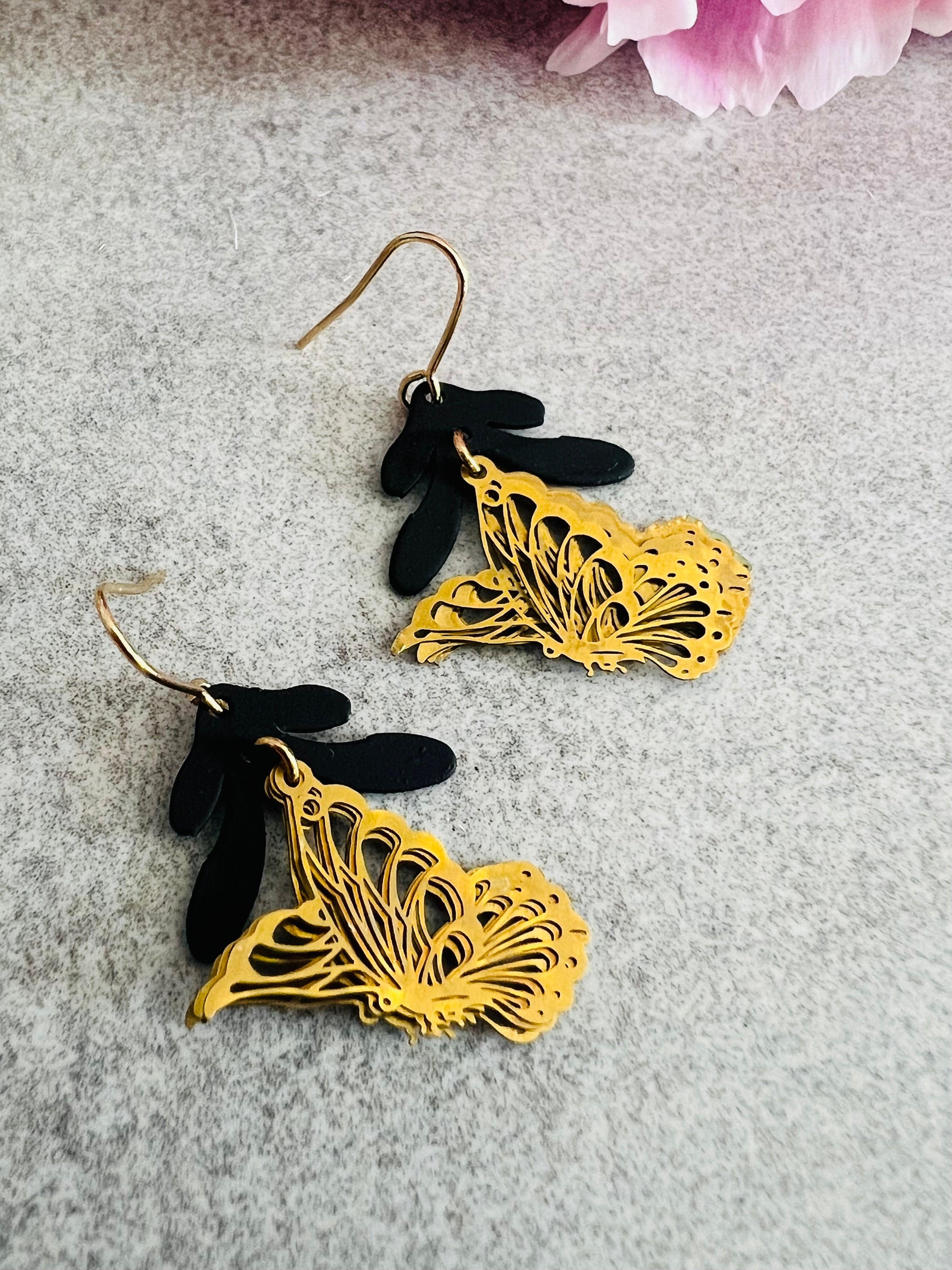 Boucles d’oreilles papillons DEBBIE - Créations Uniques - Créations Uniques