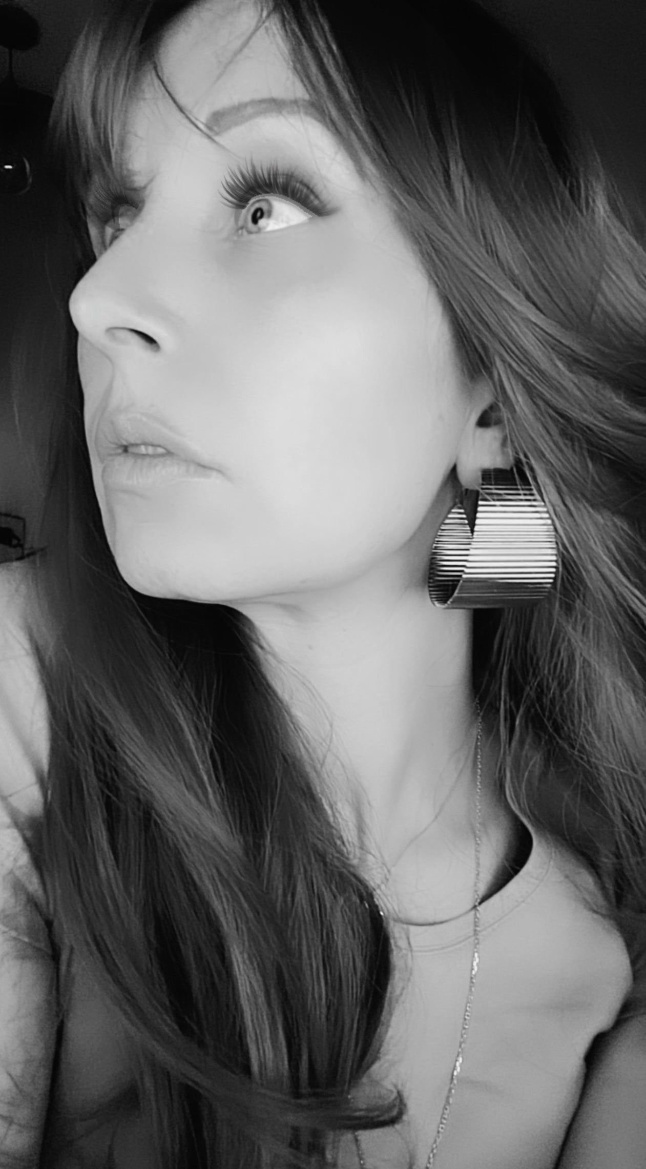 Boucles d’oreilles DAURINE créoles argentées larges - Créations Uniques