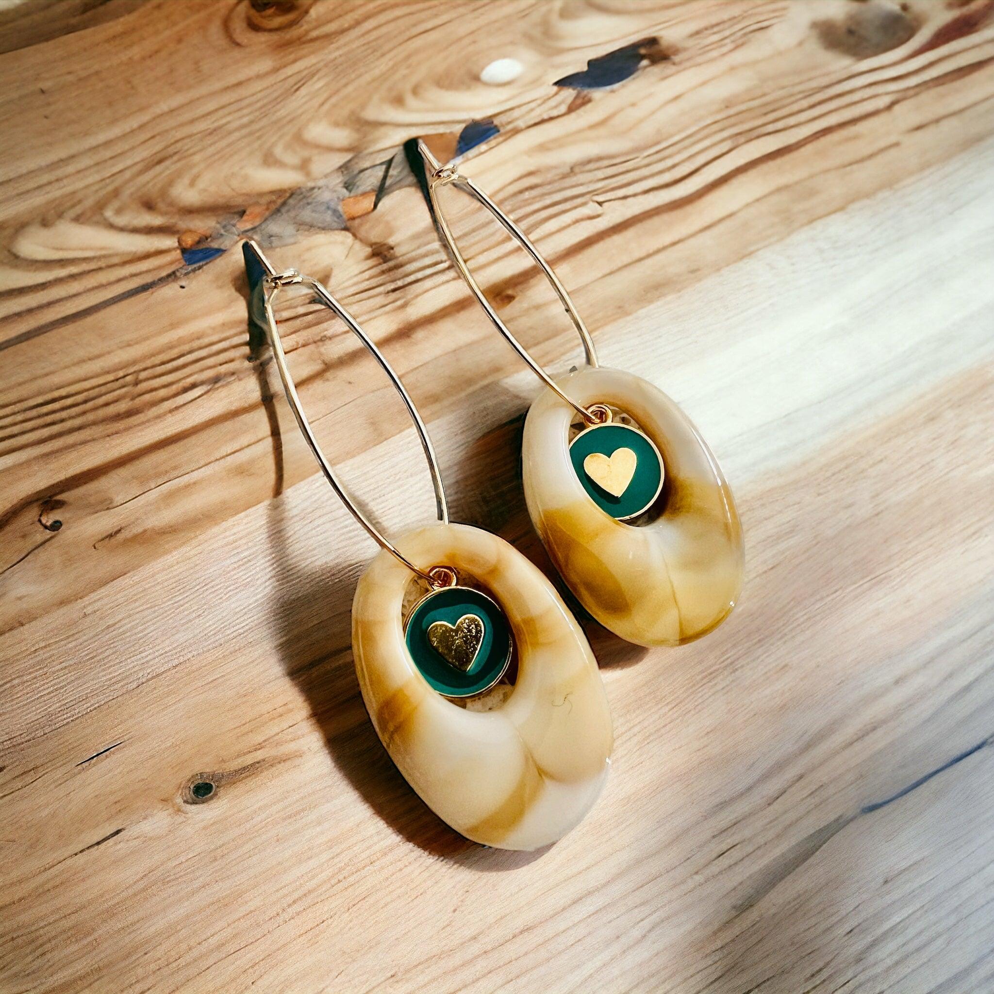 Boucles d’oreilles NESSA - Créations Uniques