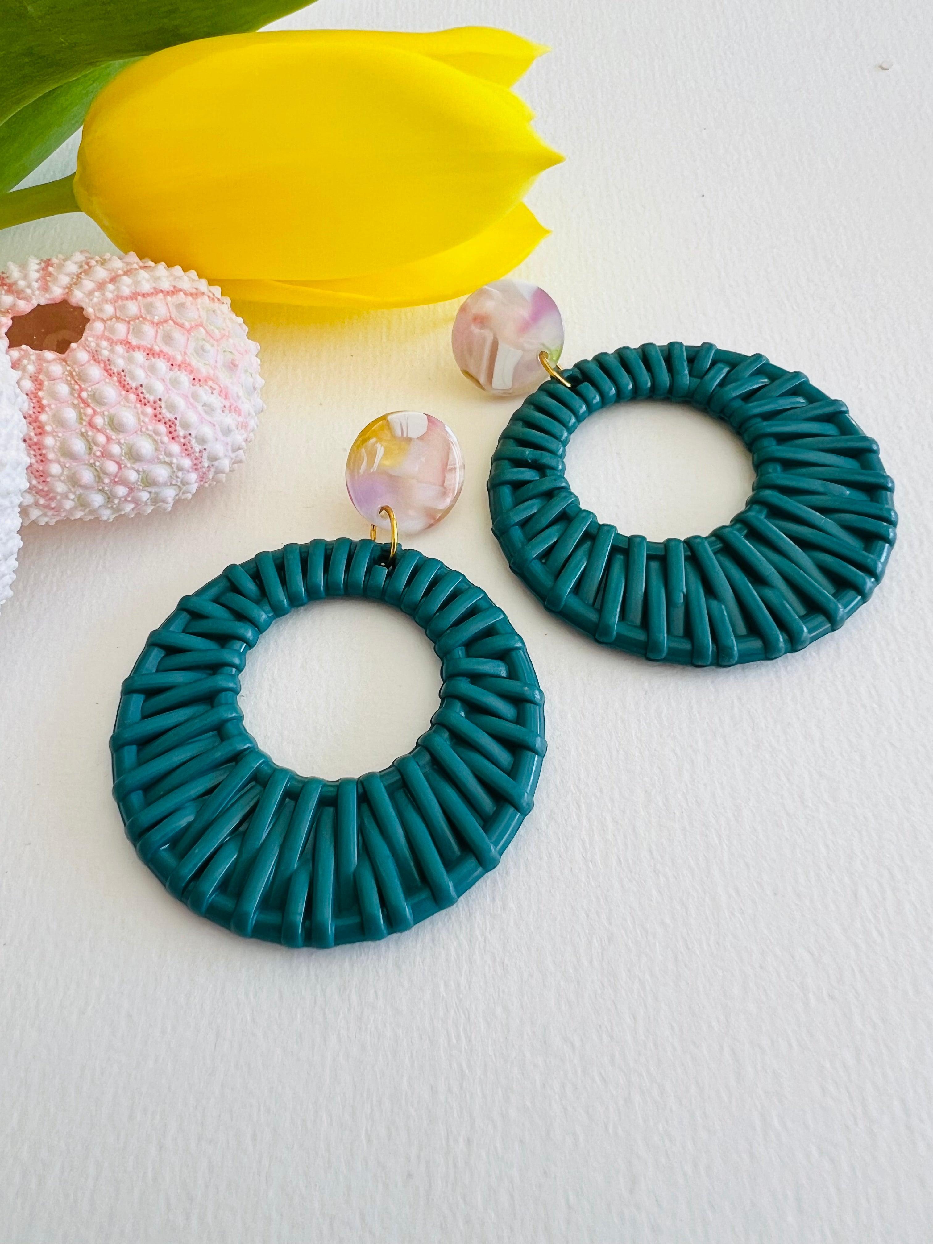 Boucles d’oreilles DHALIA - Créations Uniques