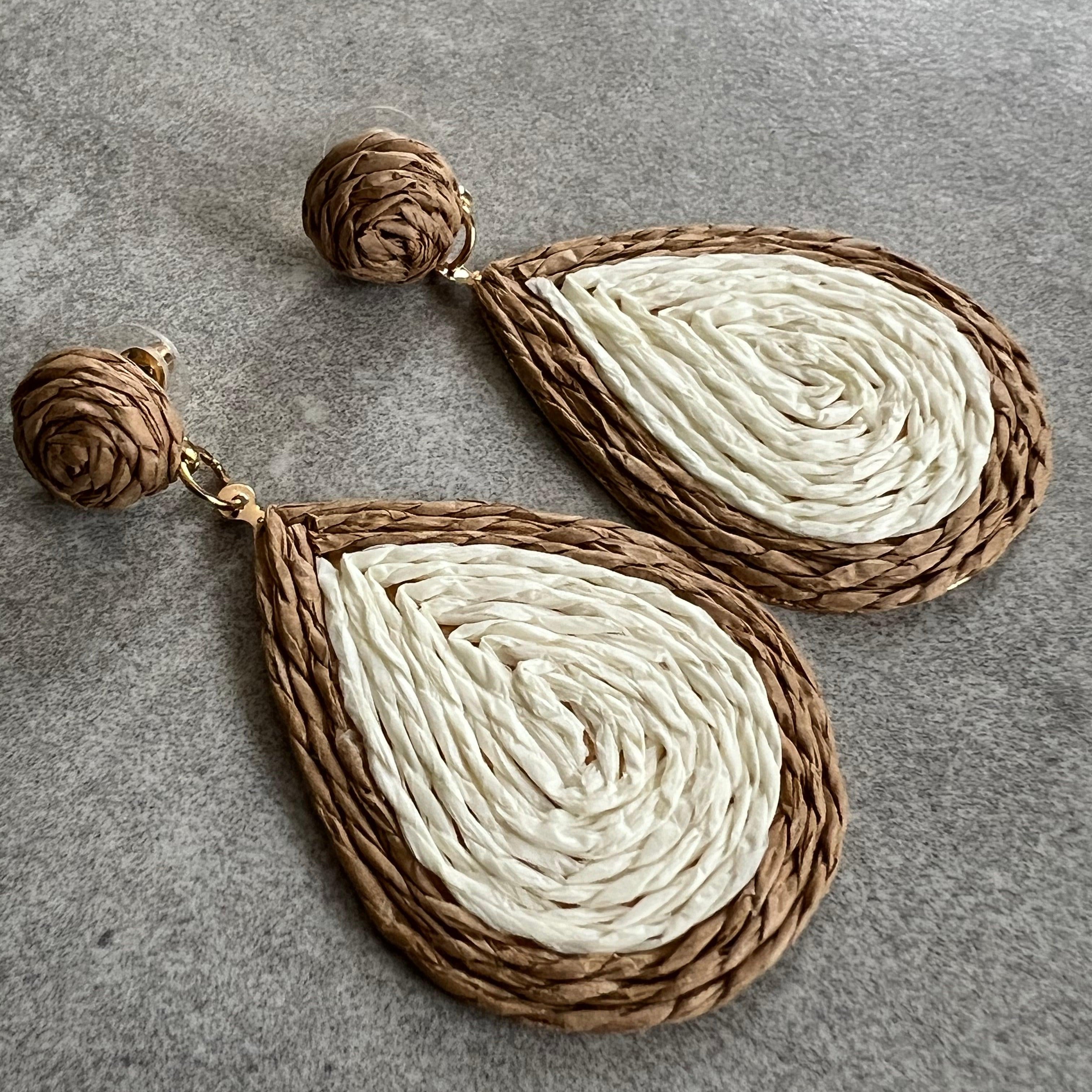 Boucles d’oreilles MARLÈNE style champêtre - Créations Uniques