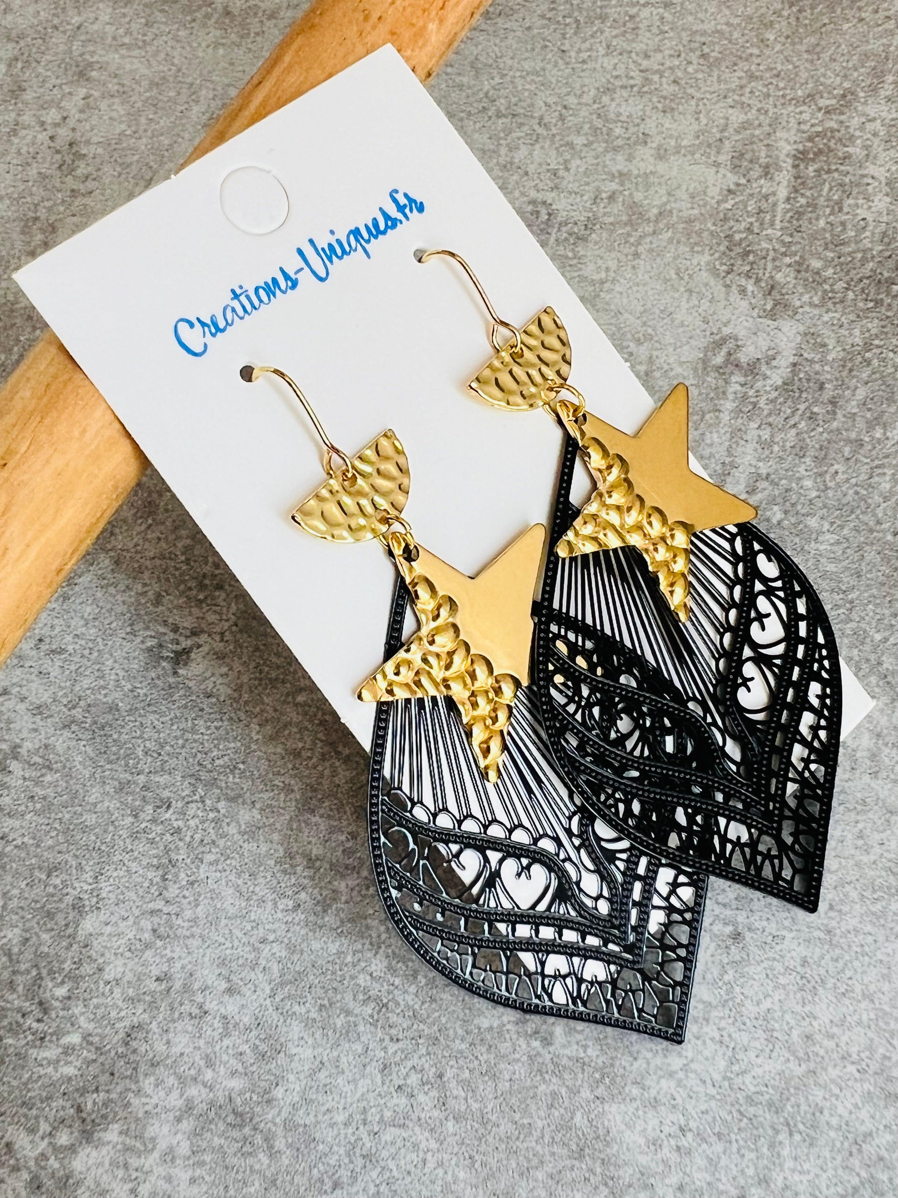 Boucles d’oreilles MAGALIE - Créations Uniques - Créations Uniques