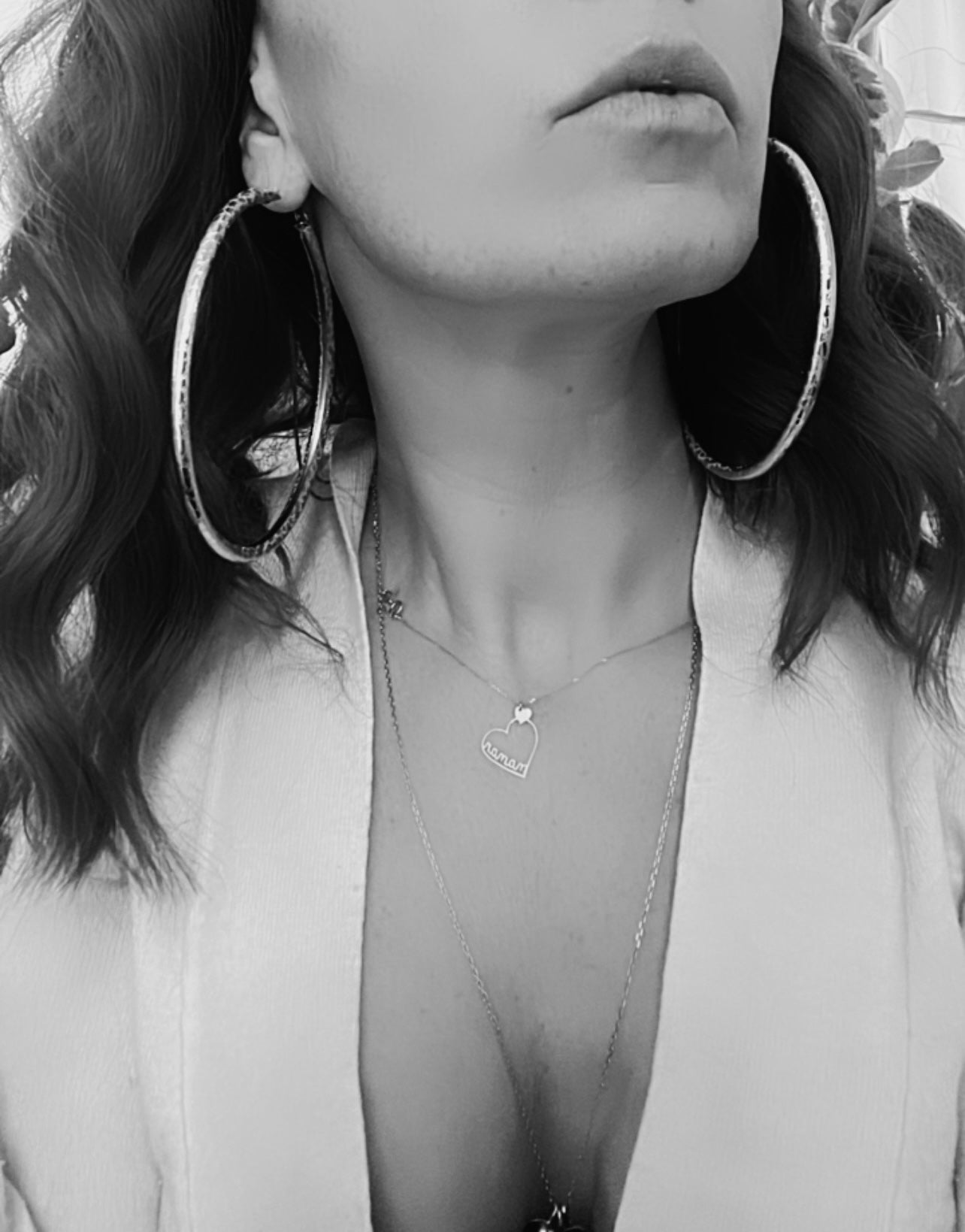 Boucles d’oreilles ADRIANA créoles grand modèle 10 cm - Créations Uniques