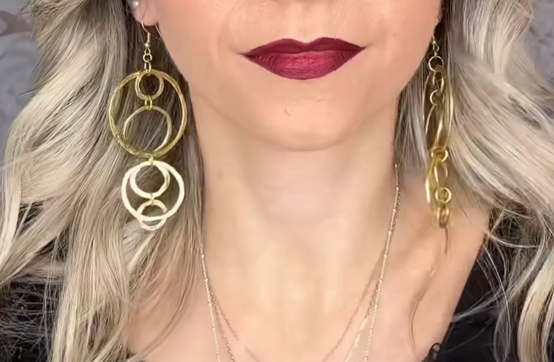 E56021 Boucles d'oreilles - Karine Sultan - Créations Uniques