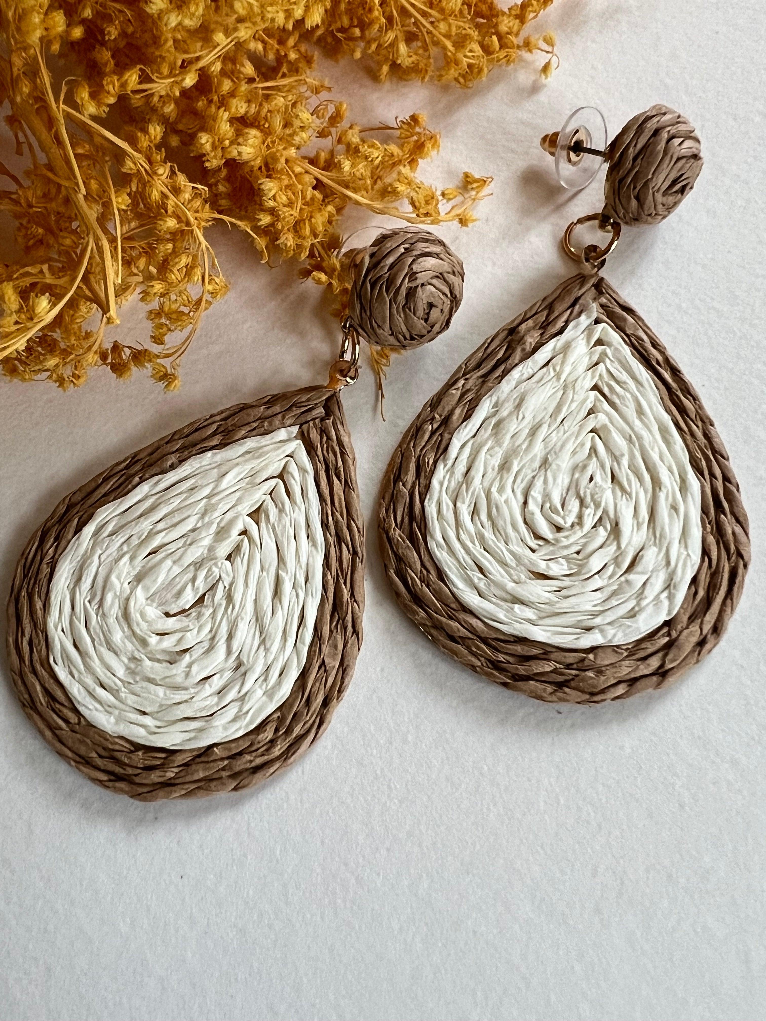 Boucles d’oreilles MARLÈNE style champêtre - Créations Uniques