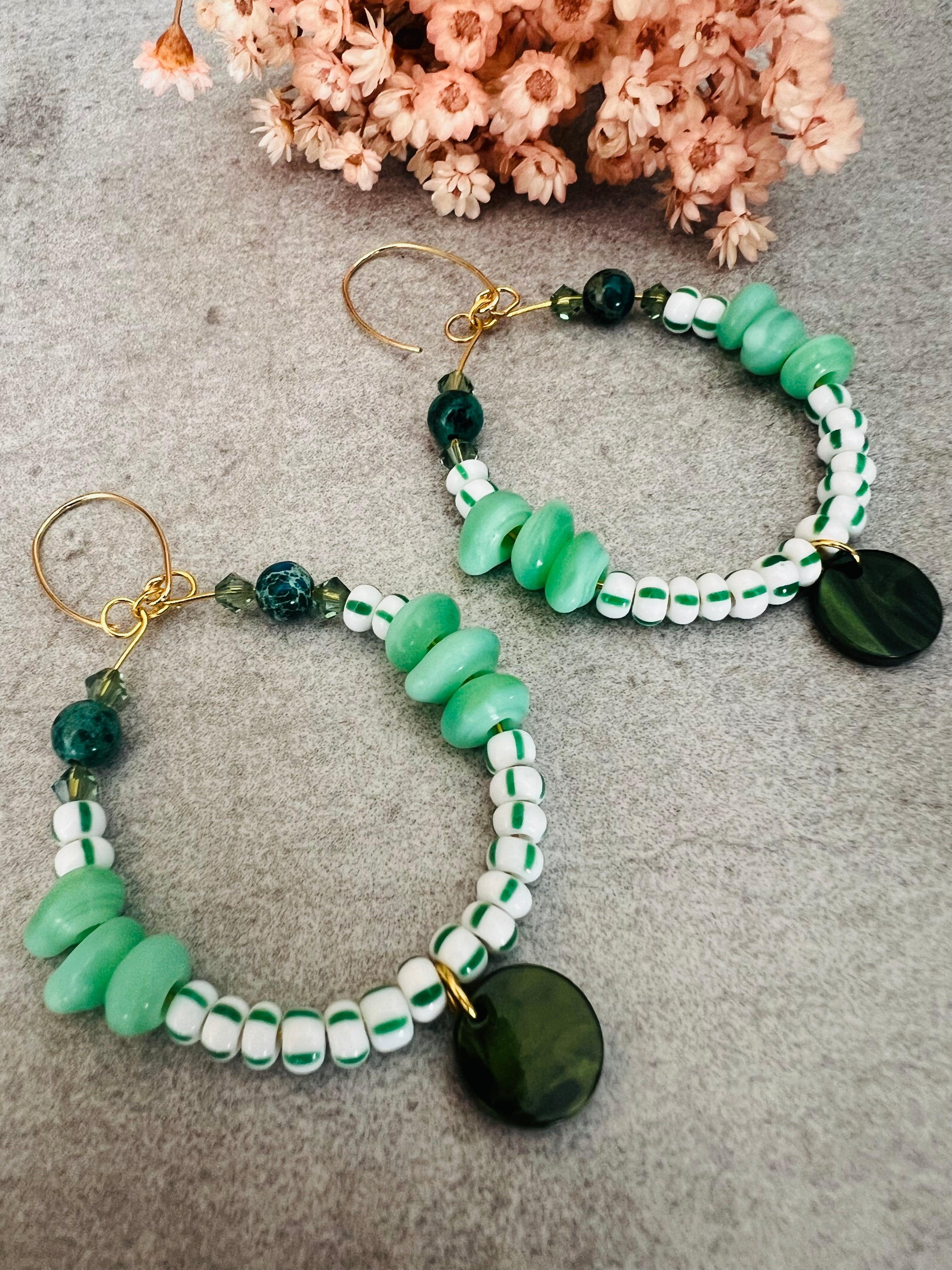 Boucles d’oreilles GWEN - Créations Uniques