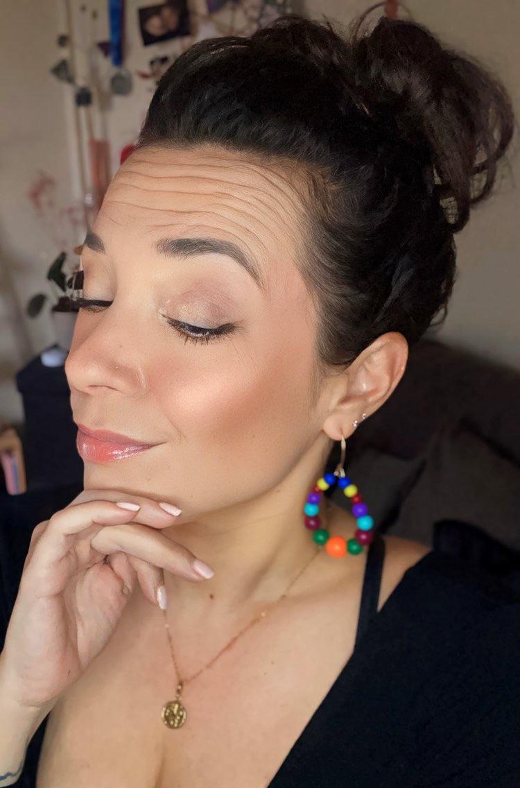 Boucles d’oreilles JANE perles multicolores - Créations Uniques - Créations Uniques