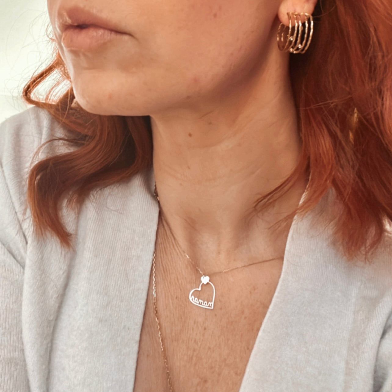 Boucles d’oreilles MARTA cinq anneaux - Créations Uniques