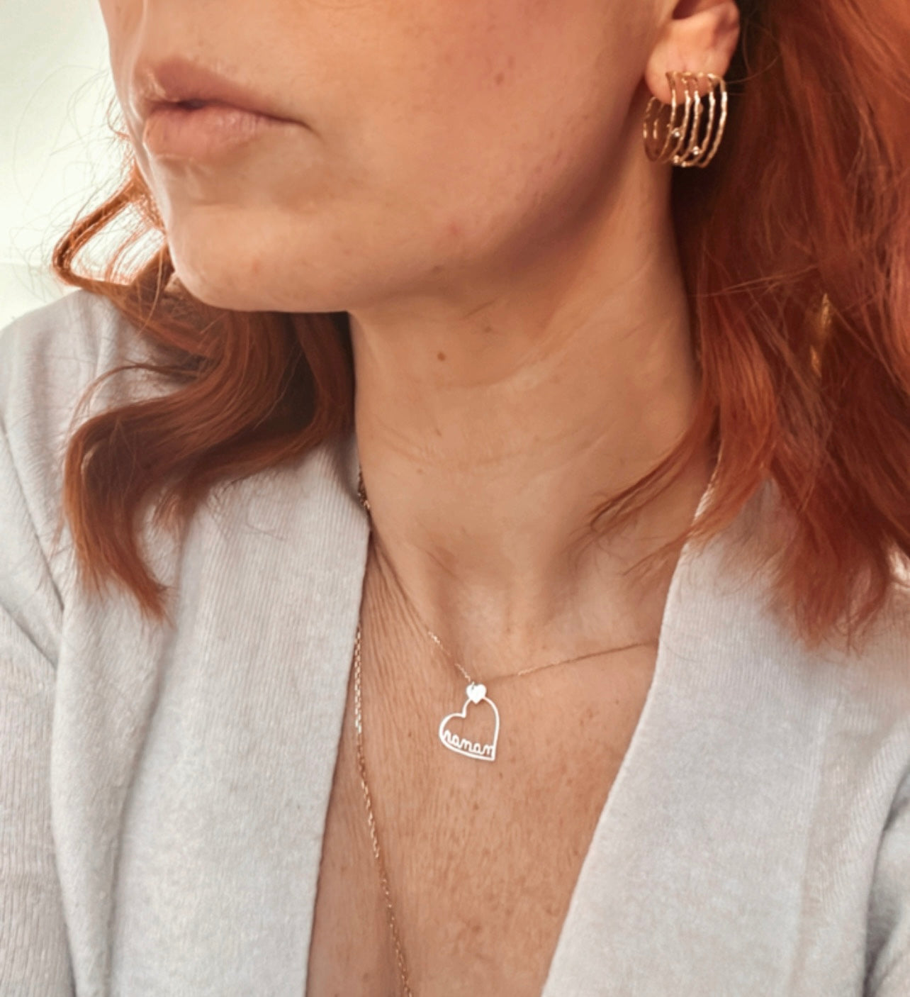 Boucles d’oreilles MARTA cinq anneaux - Créations Uniques