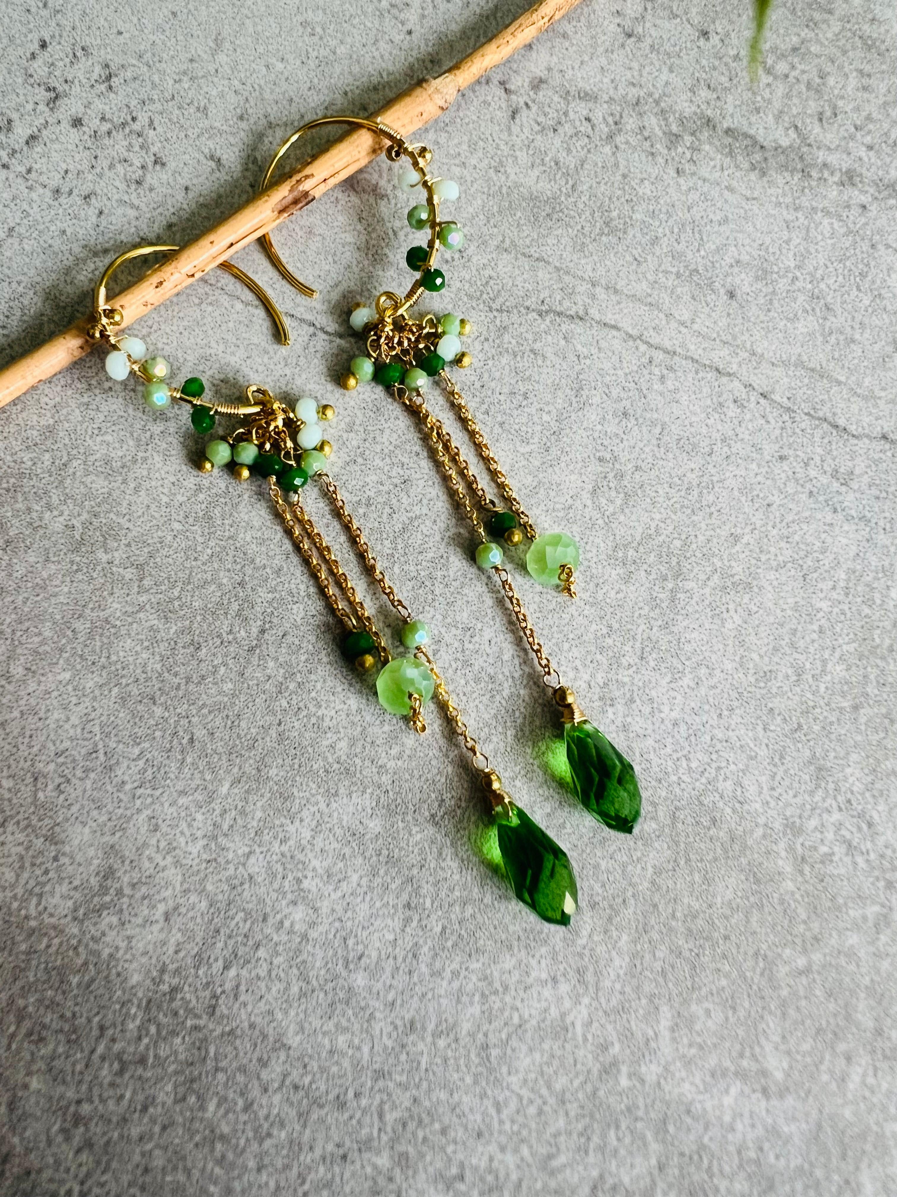 Boucles d’oreilles JOHANNA - Créations Uniques