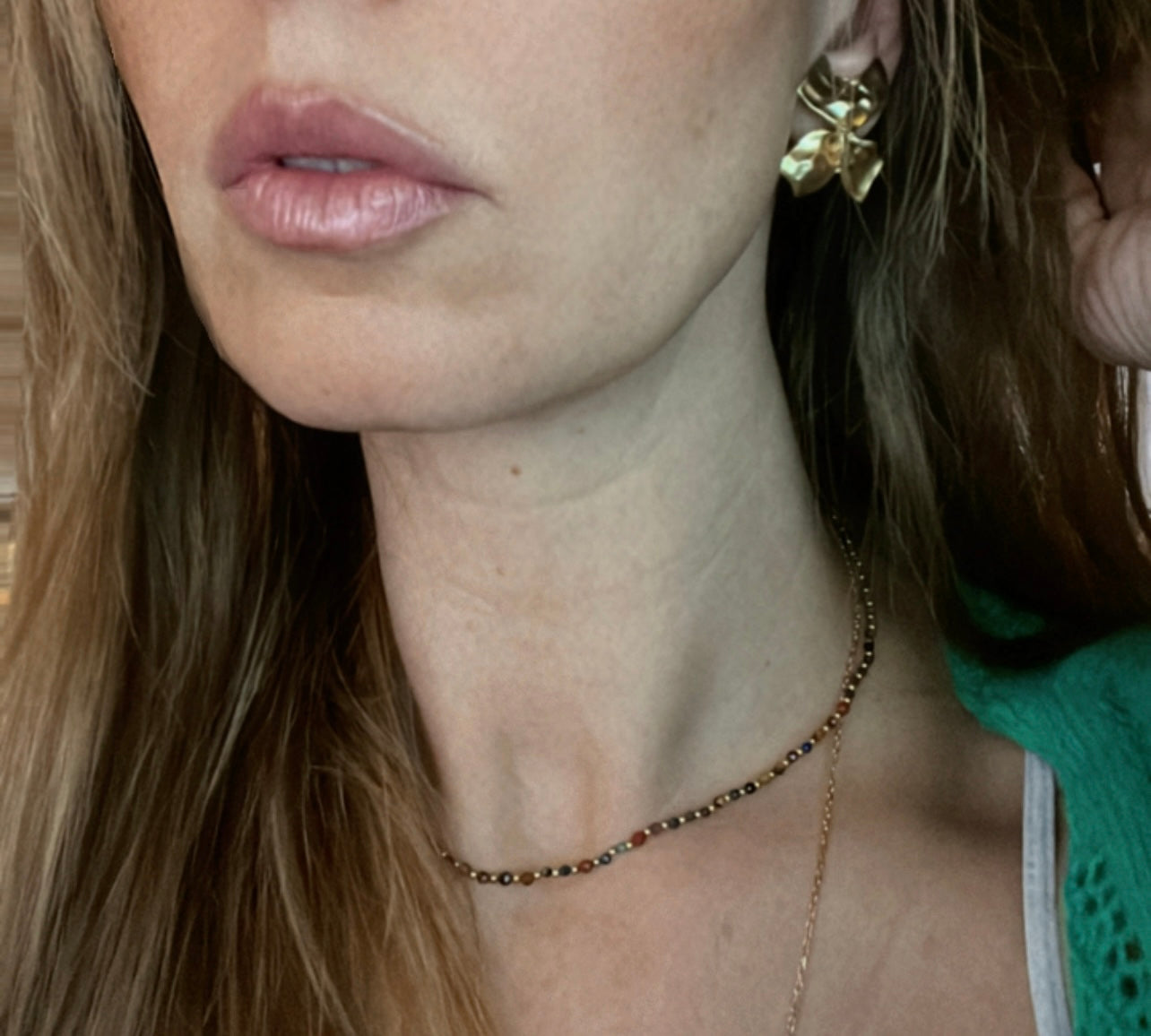 E70757 Boucles d'oreilles clips noeud torsadé - Karine Sultan - Créations Uniques