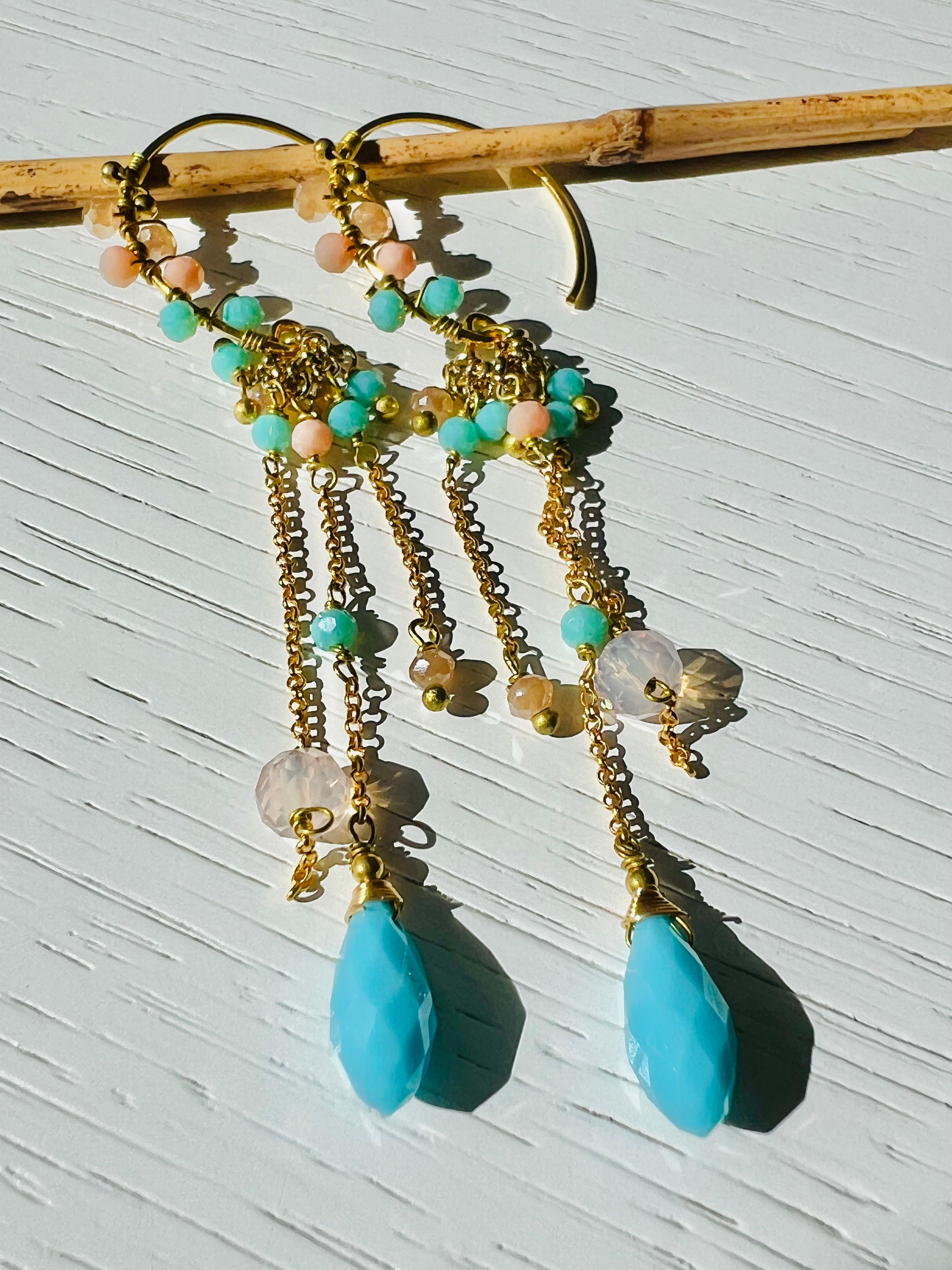 Boucles d’oreilles JOHANNA - Créations Uniques