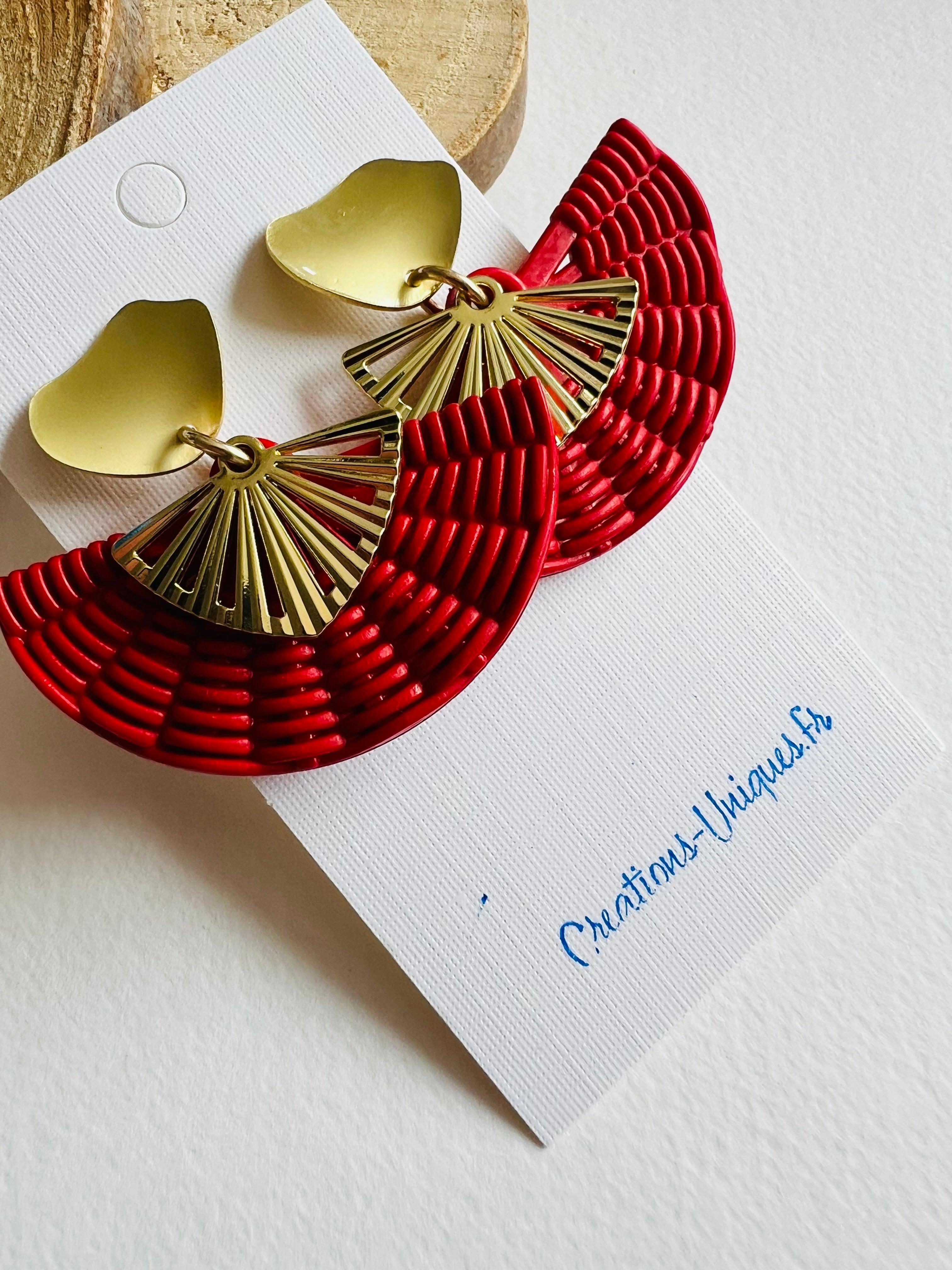 Boucles d’oreilles LYSIANE - Créations Uniques