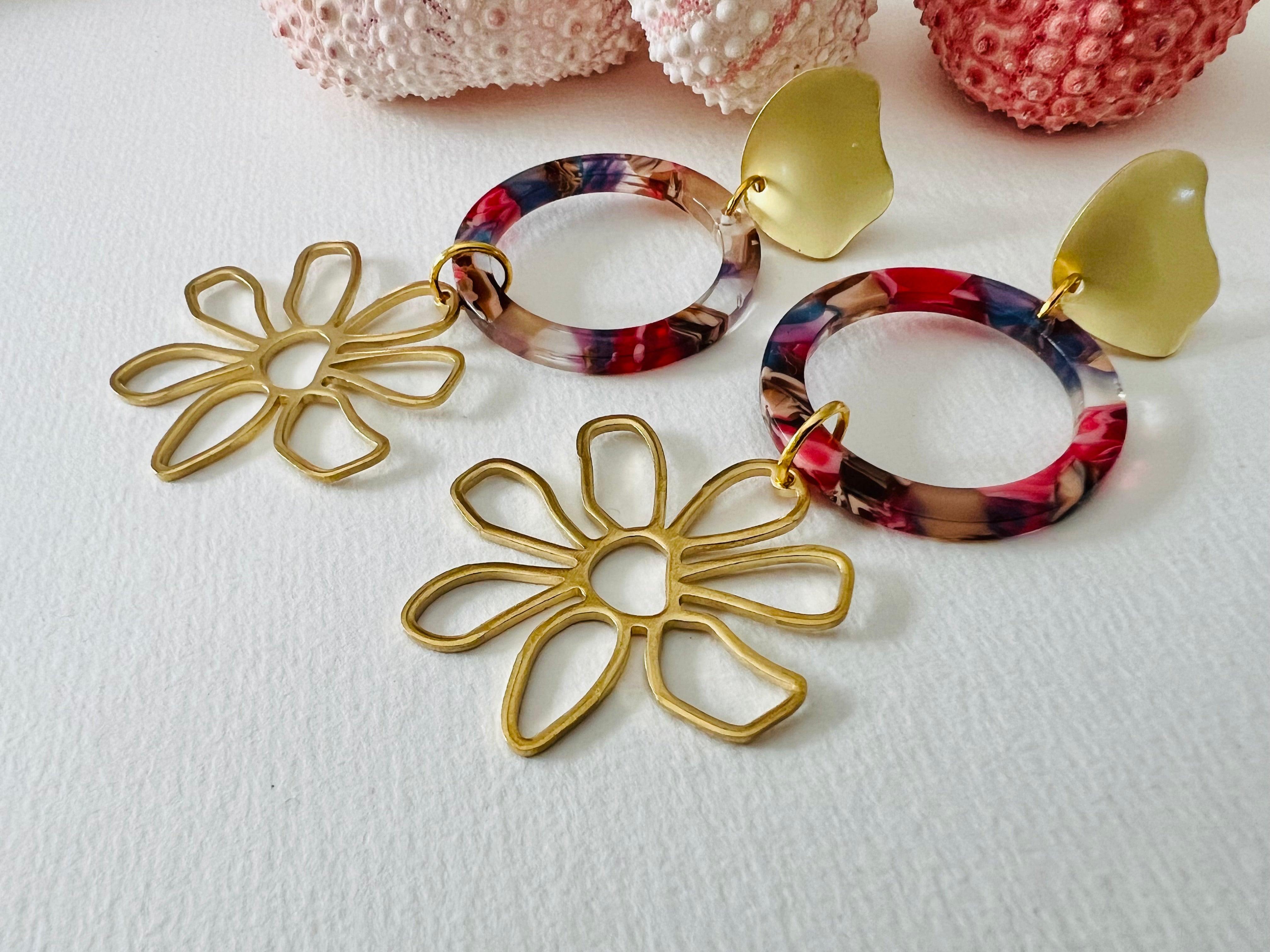 Boucles d’oreilles DELPHINE - Créations Uniques