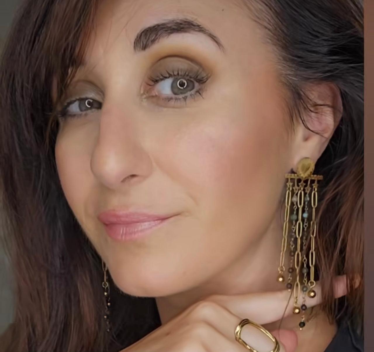 Boucles d’oreilles OCTAVIE - Créations Uniques