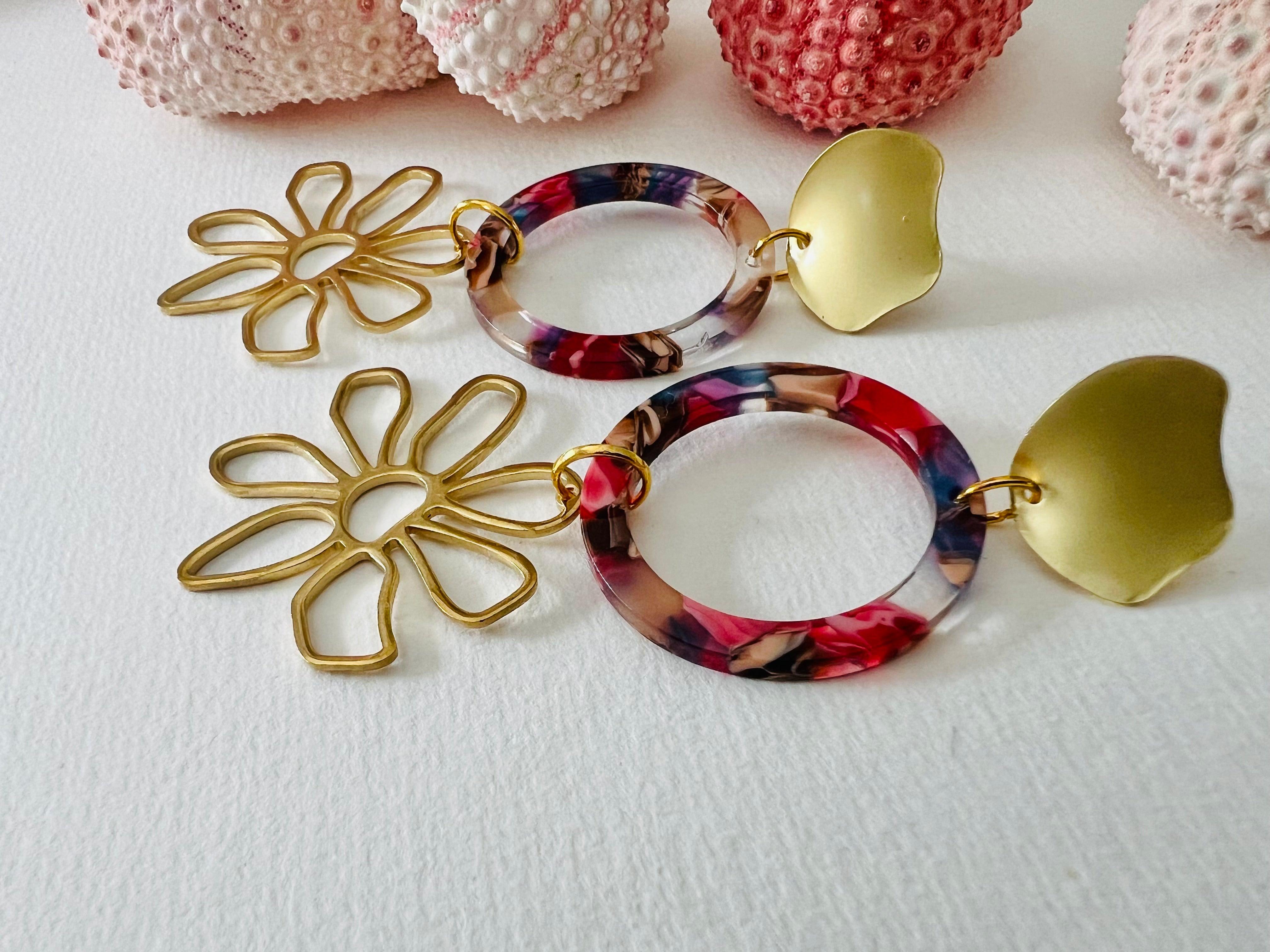 Boucles d’oreilles DELPHINE - Créations Uniques