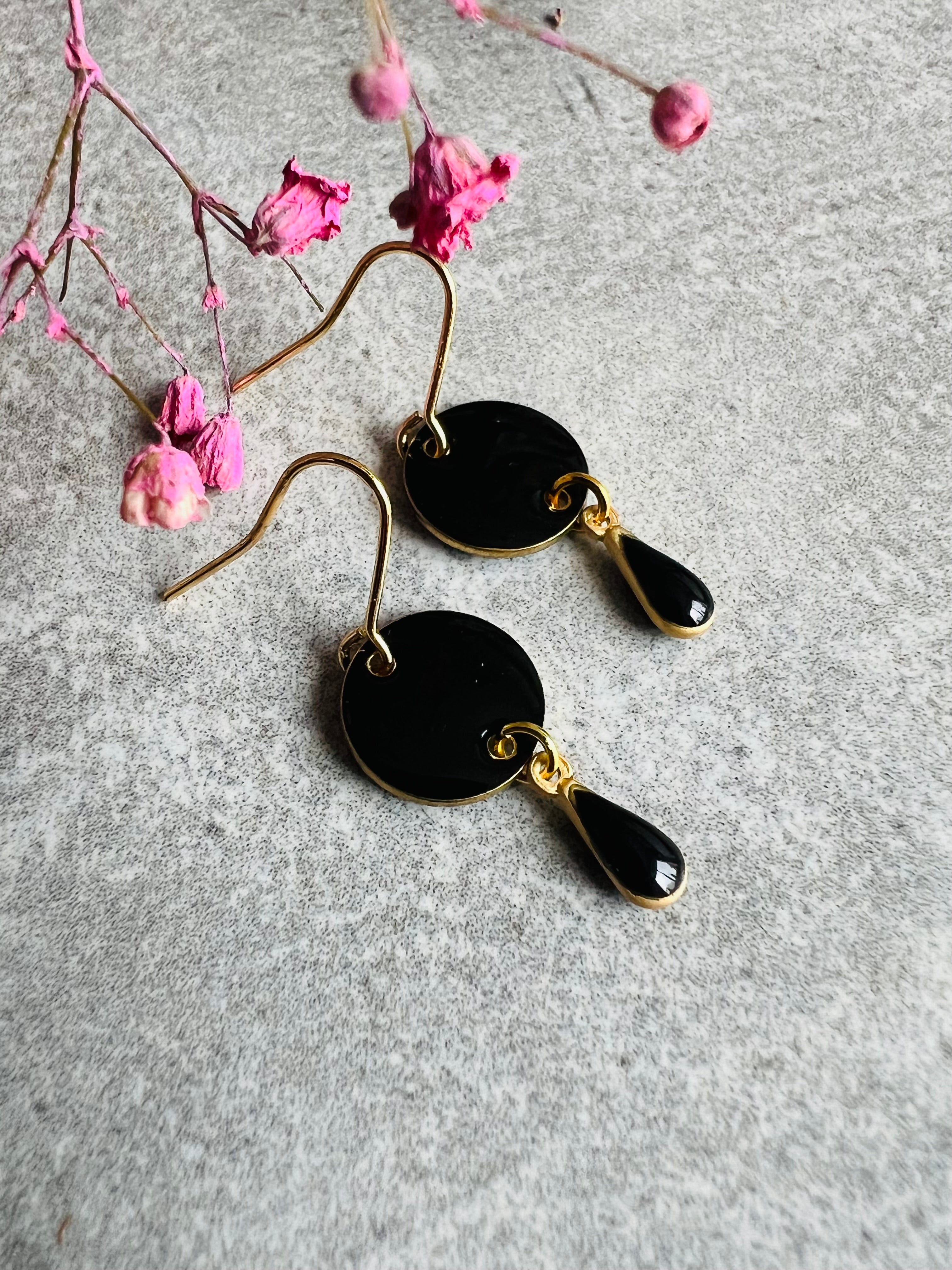 Boucles d’oreilles RILEY style minimaliste - Créations Uniques - Créations Uniques