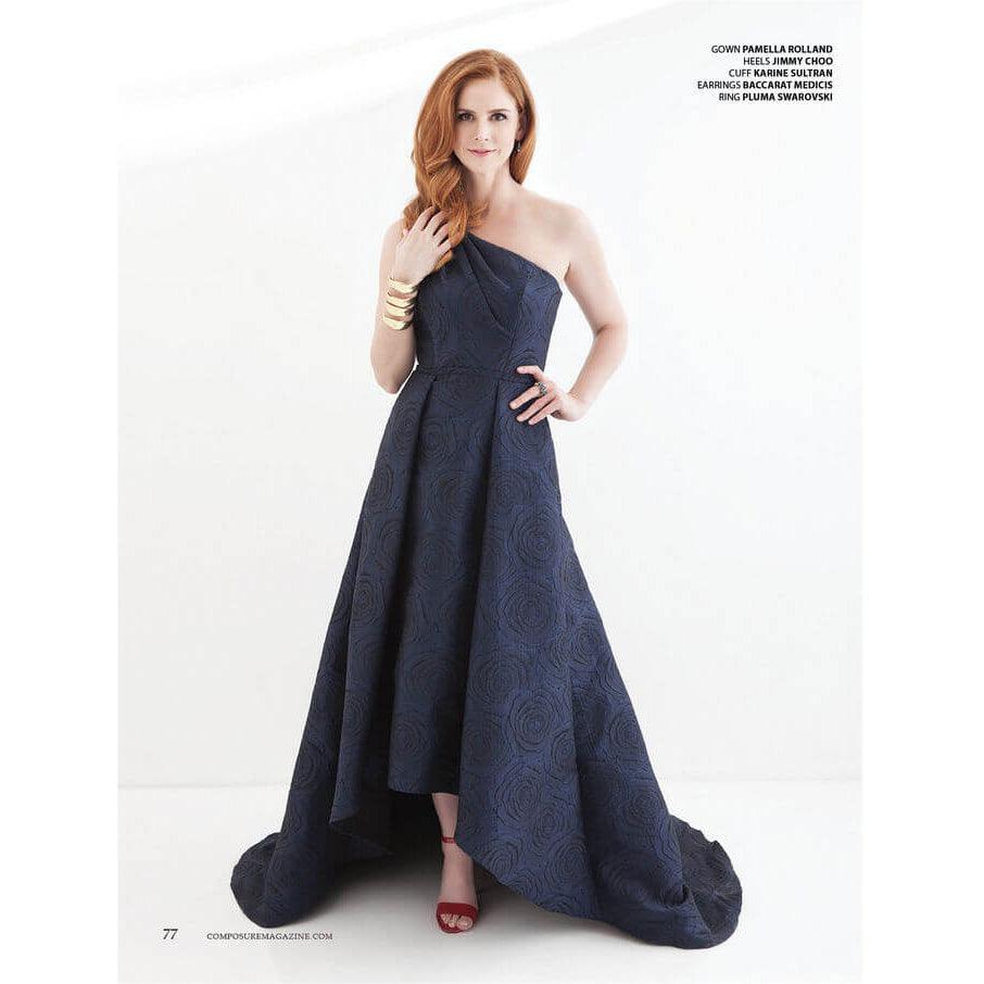 B57053 Bracelet Manchette quatre rangs - Karine Sultan - Créations Uniques