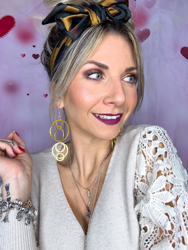 E56021 Boucles d'oreilles - Karine Sultan - Créations Uniques